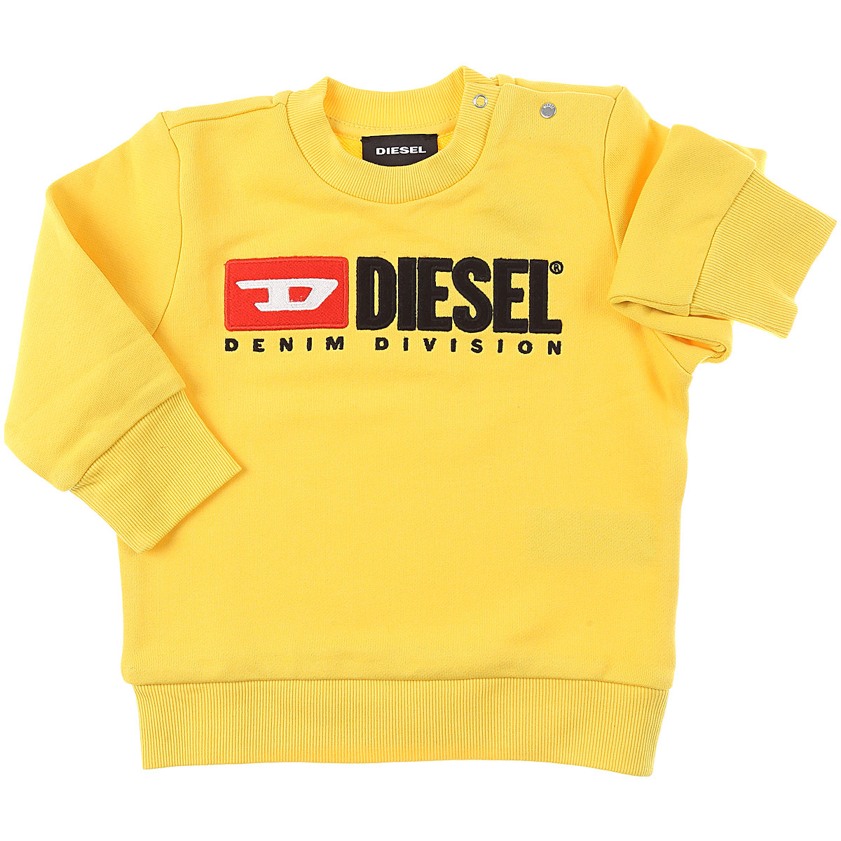 Diesel Baby Sweatshirt & Kapuzenpullover für Jungen Günstig im Sale, Gelb, Baumwolle, 2017, 12 M 18M 6M 9M