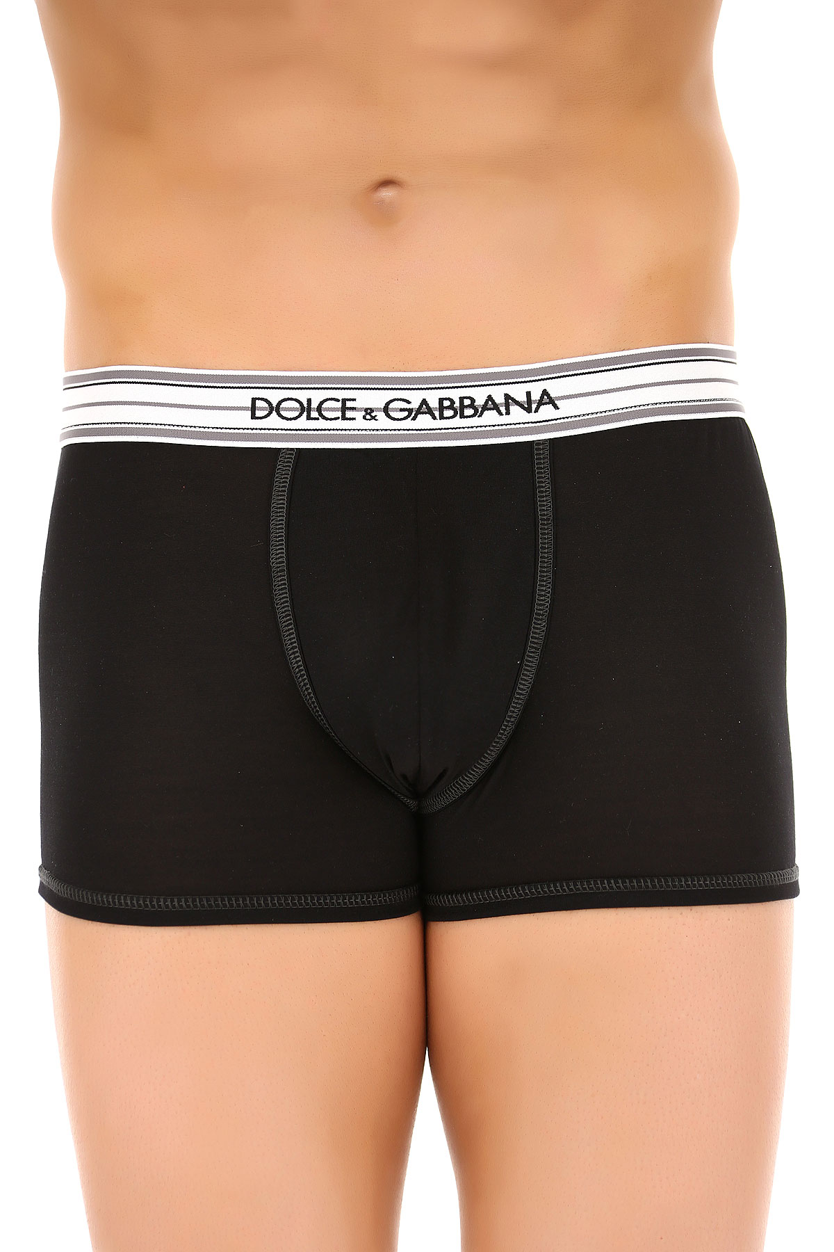 Dolce & Gabbana Caleçon Boxer Homme, Boxer, Noir, Soie, 2017, L M S XL
