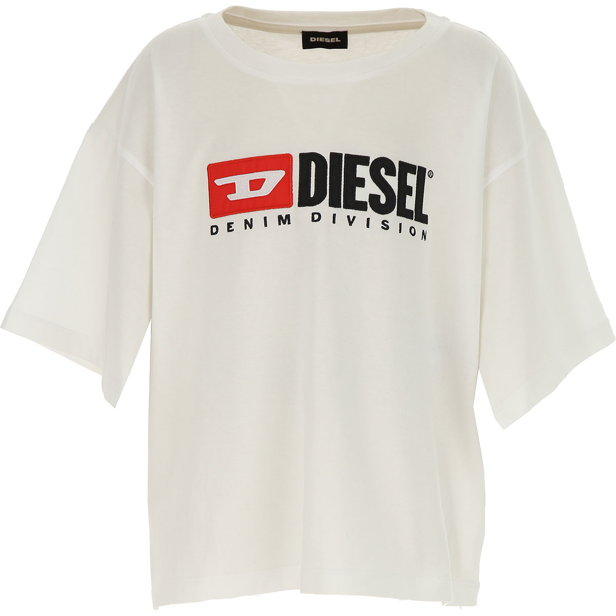 Diesel Kinder T-Shirt für Mädchen Günstig im Sale, Weiss, Baumwolle, 2017, 10Y 12Y 8Y