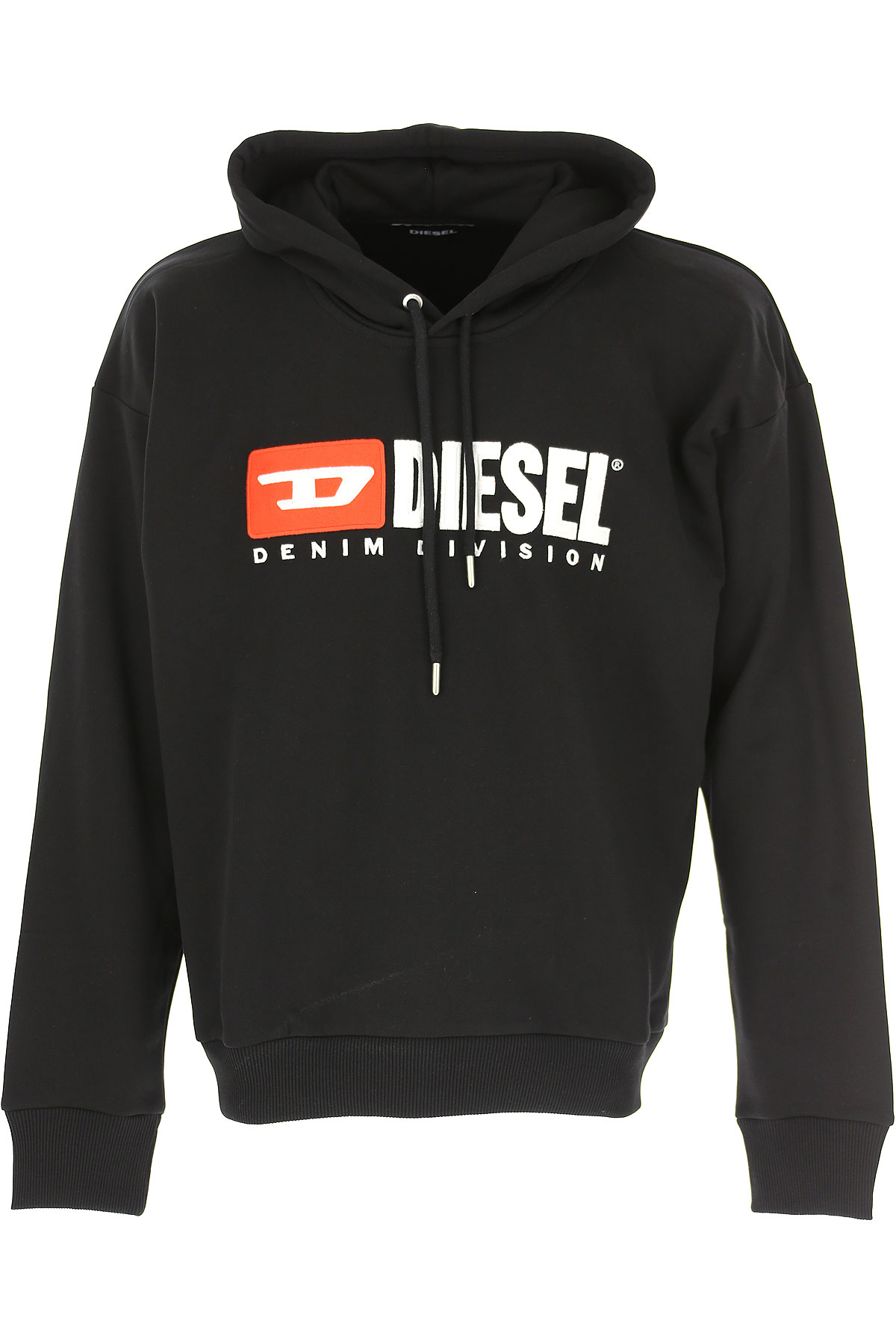 Diesel Sweatshirt für Herren, Kapuzenpulli, Hoodie, Sweats Günstig im Outlet Sale, Sdivision, Schwarz, Baumwolle, 2017, S XL