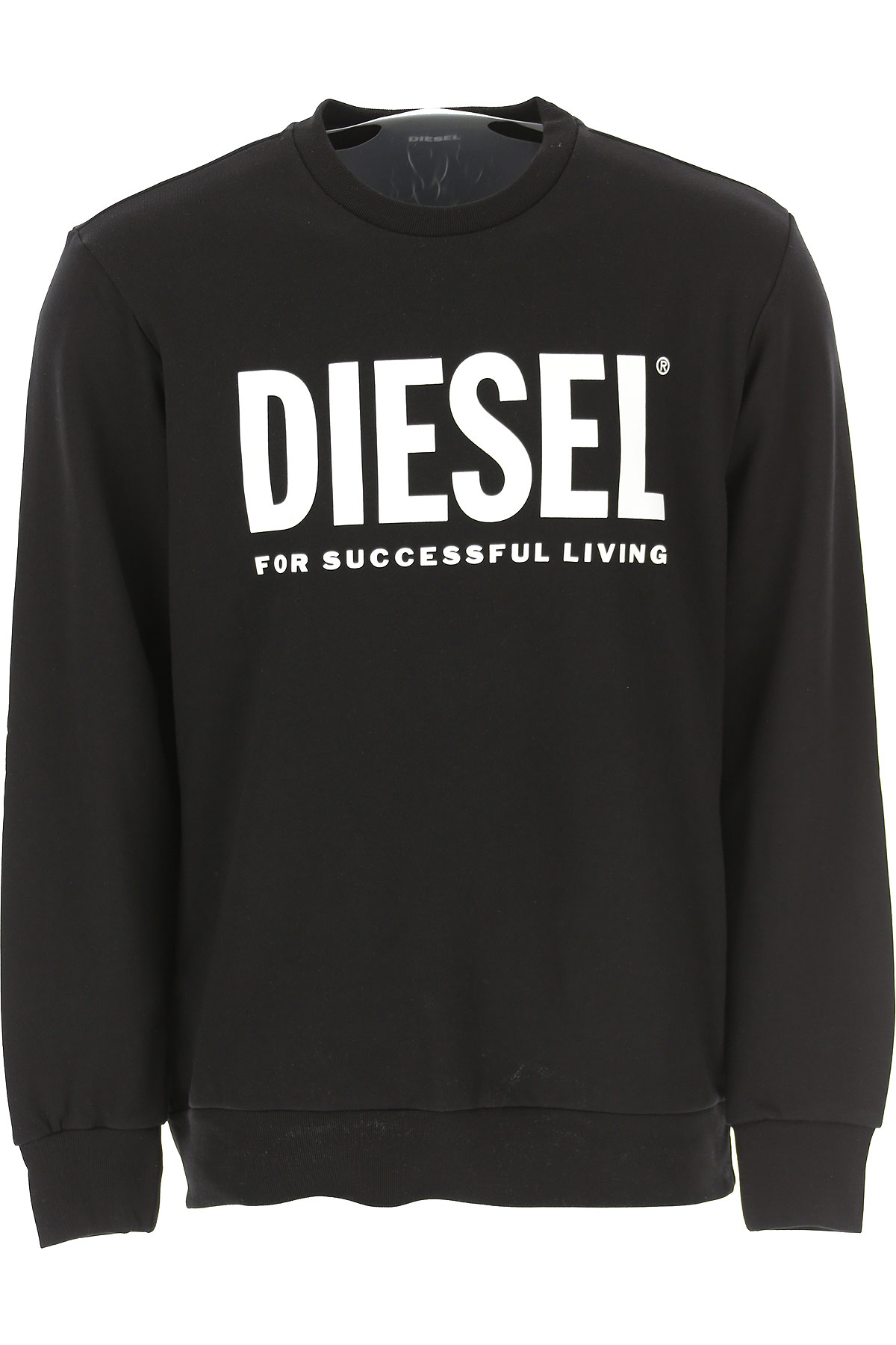 Diesel Sweatshirt für Herren, Kapuzenpulli, Hoodie, Sweats Günstig im Sale, Schwarz, Baumwolle, 2017, L M S XL