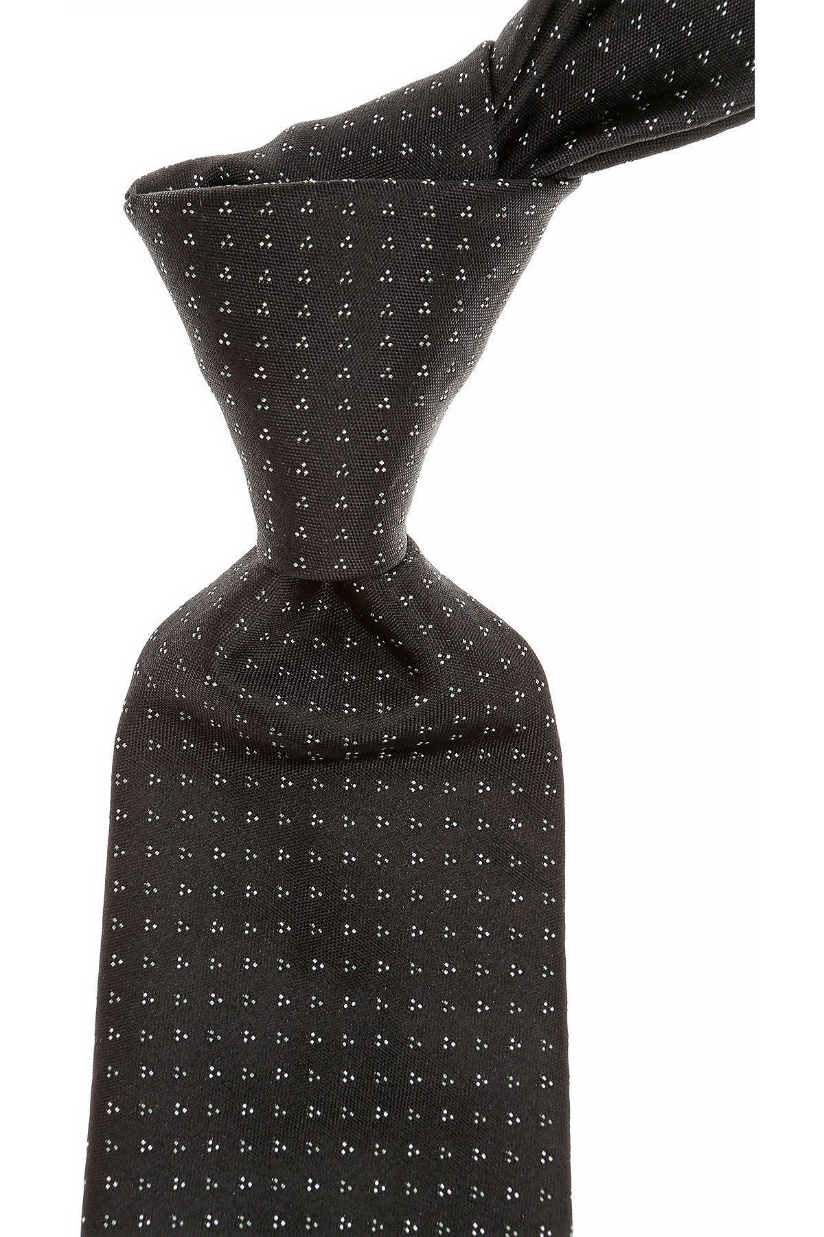 Cravates Christian Dior , Noir, Soie, 2017