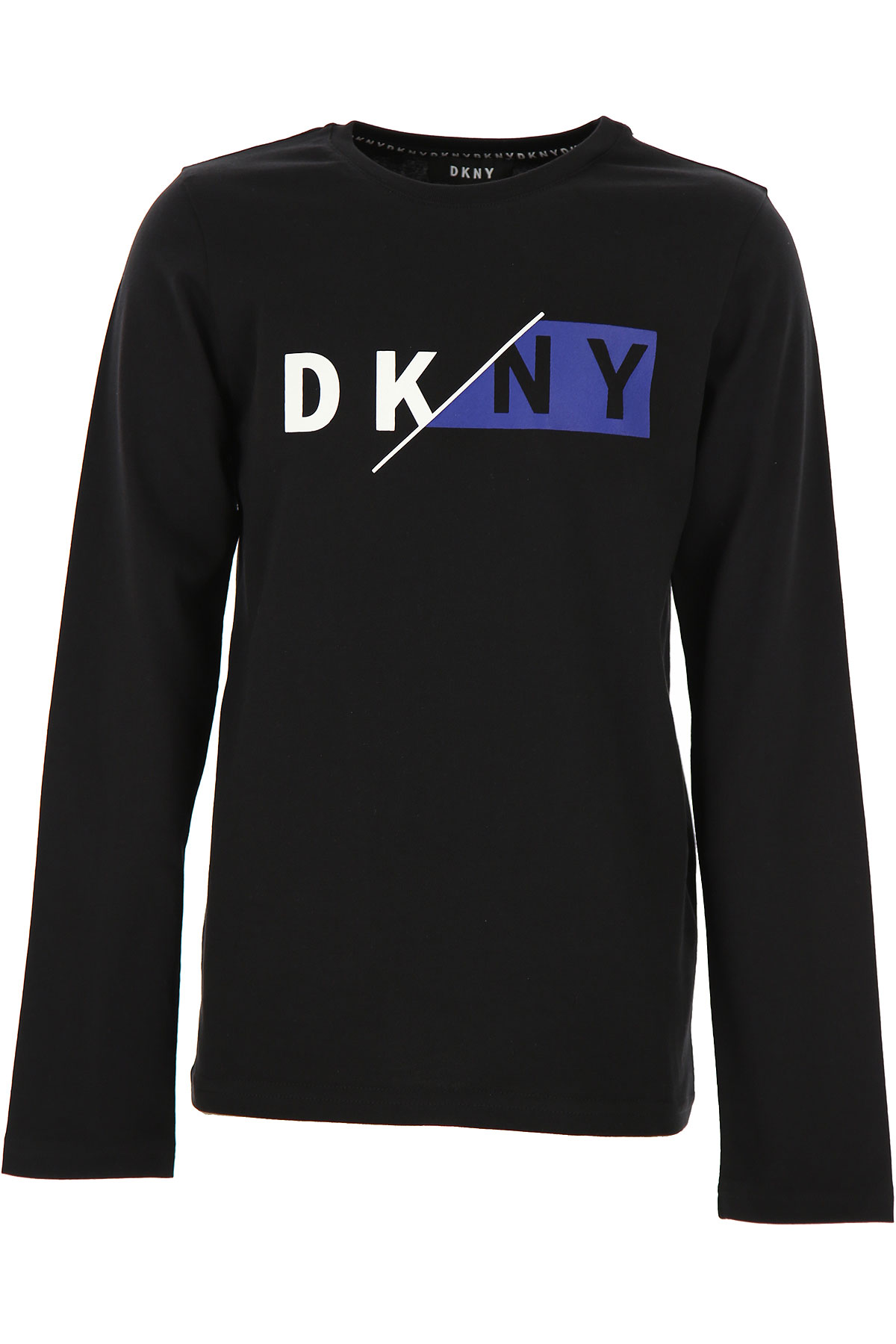DKNY Kinder T-Shirt für Mädchen Günstig im Sale, Schwarz, Baumwolle, 2017, 10Y 12Y 14Y 16Y 8Y
