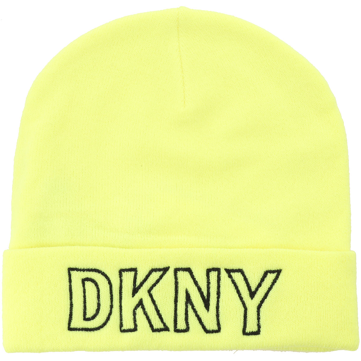 DKNY Kinder Hut für Mädchen Günstig im Sale, Fluor Gelb, Acryl, 2017, 58