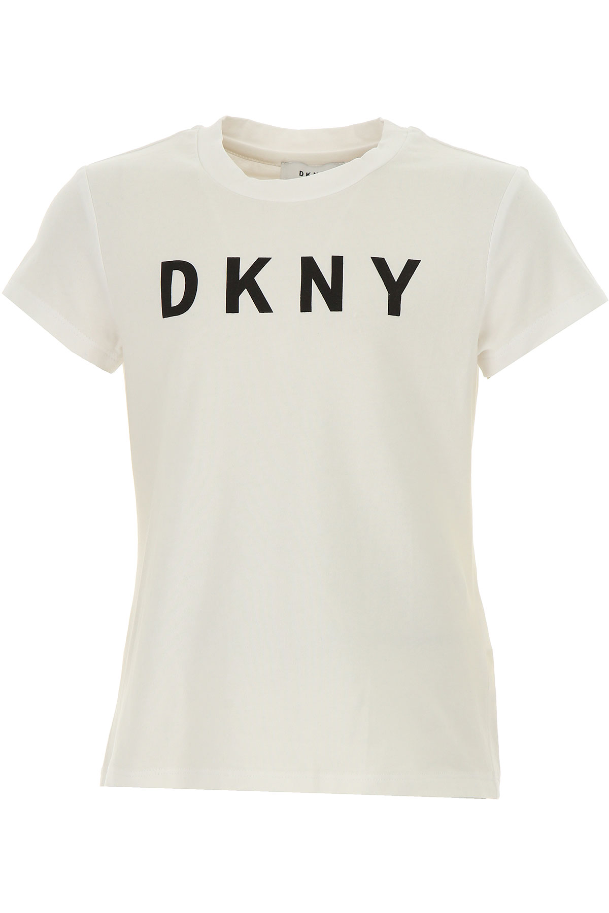 DKNY T-Shirt Enfant pour Fille, Blanc, Coton, 2017, 10Y 12Y 14Y 16Y 4Y 6Y 8Y