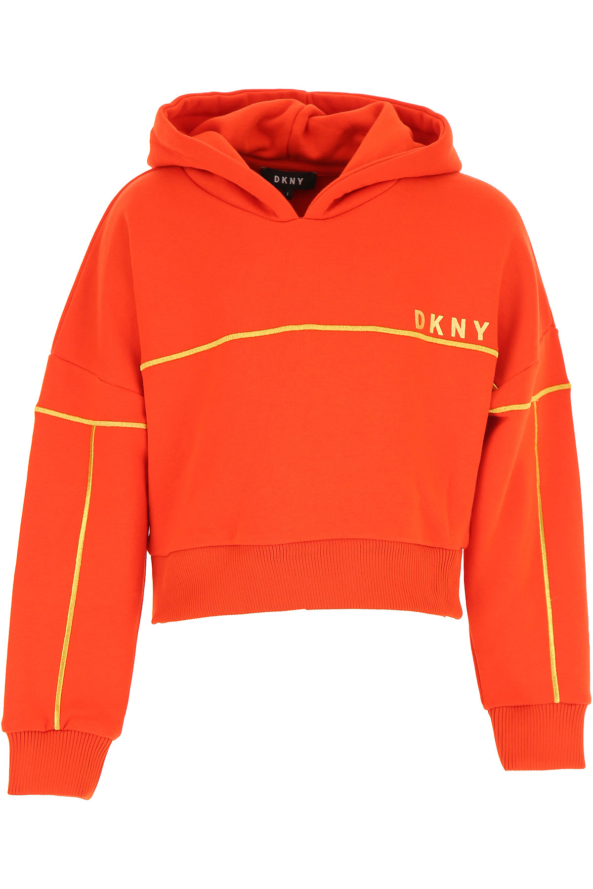 DKNY Kinder Sweatshirt & Kapuzenpullover für Mädchen Günstig im Sale, Rot, Baumwolle, 2017, 10Y 12Y 14Y 16Y 8Y