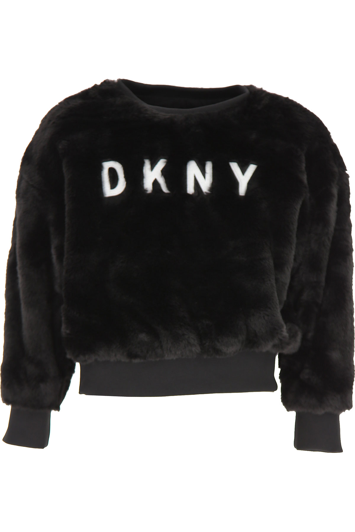 DKNY Kinder Sweatshirt & Kapuzenpullover für Mädchen Günstig im Sale, Schwarz, Polyester, 2017, 10Y 14Y 16Y 8Y