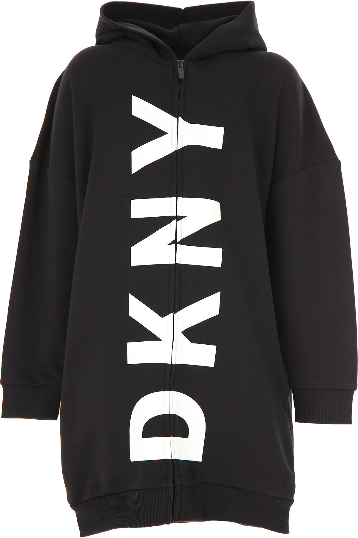 DKNY Kinder Sweatshirt & Kapuzenpullover für Mädchen Günstig im Sale, Schwarz, Baumwolle, 2017, 10Y 14Y 16Y 8Y