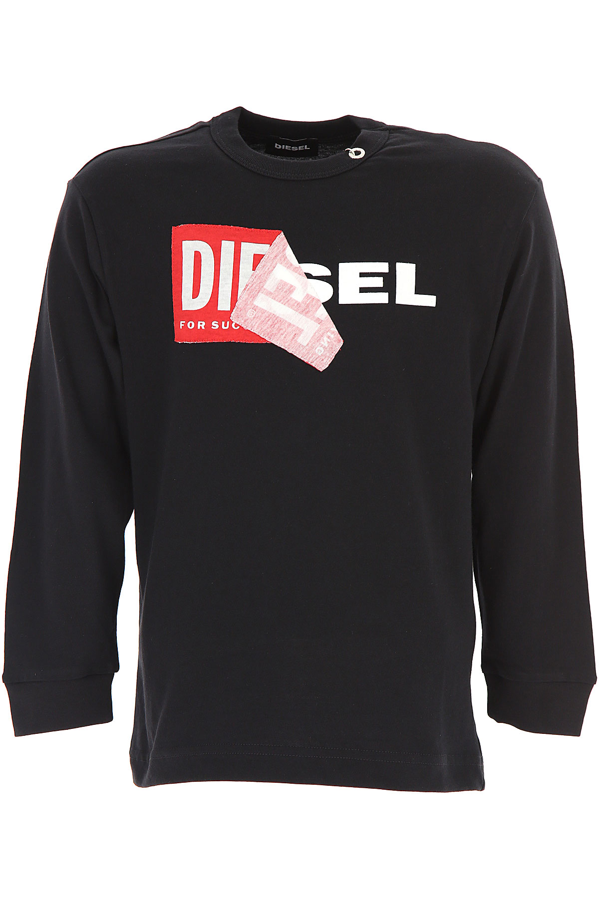 Diesel Kinder T-Shirt für Jungen Günstig im Sale, Schwarz, Baumwolle, 2017, 12Y 14Y 16Y 8Y