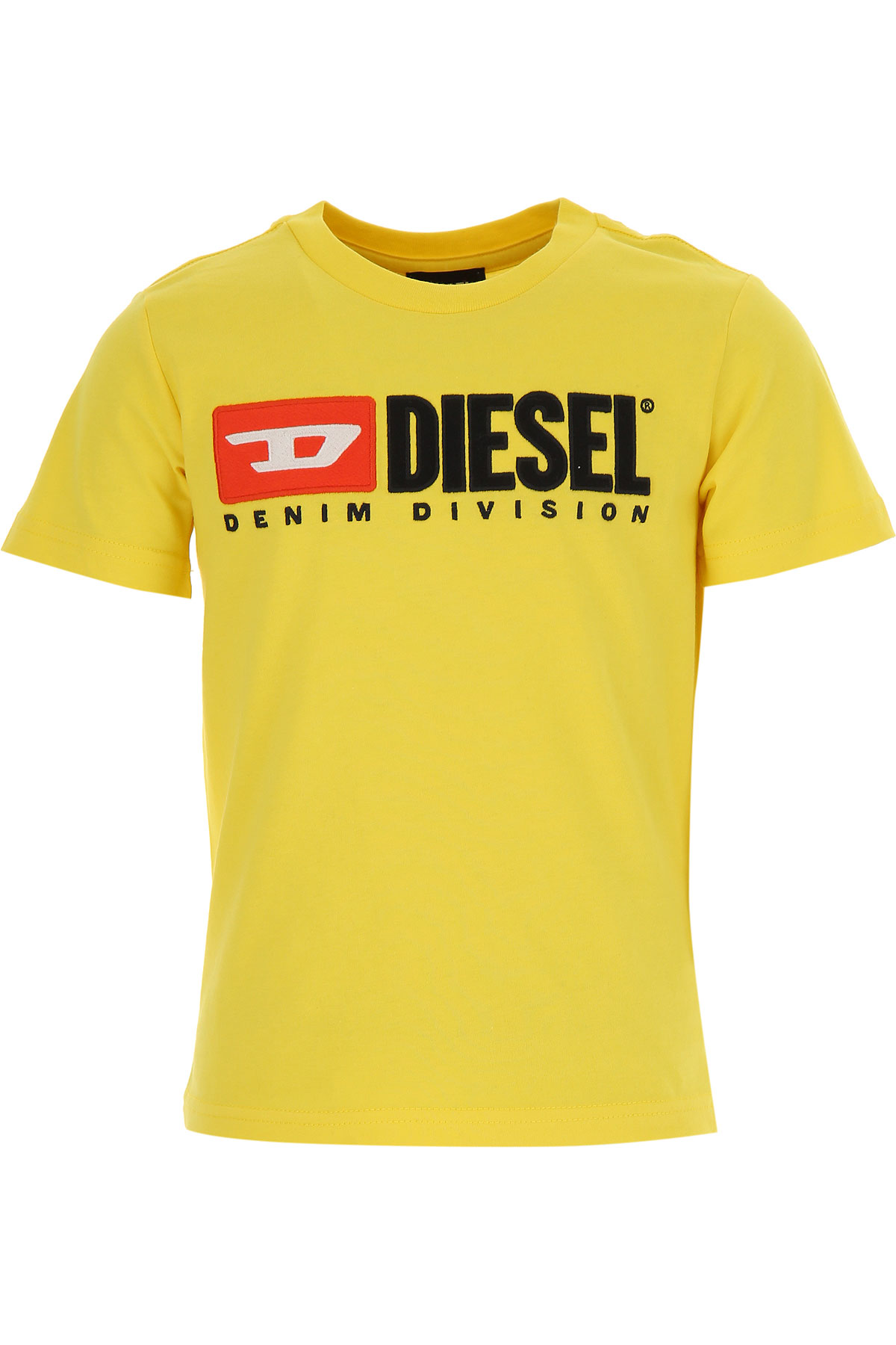 Diesel Kinder T-Shirt für Jungen, Gelb, Baumwolle, 2017, 10Y 12Y 8Y