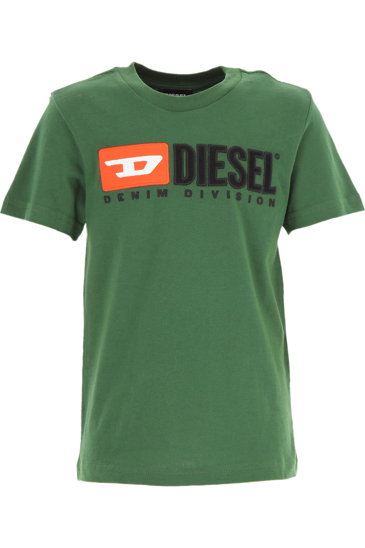 Diesel Kinder T-Shirt für Jungen Günstig im Sale, Grün, Baumwolle, 2017, 10Y 12Y 6Y 8Y