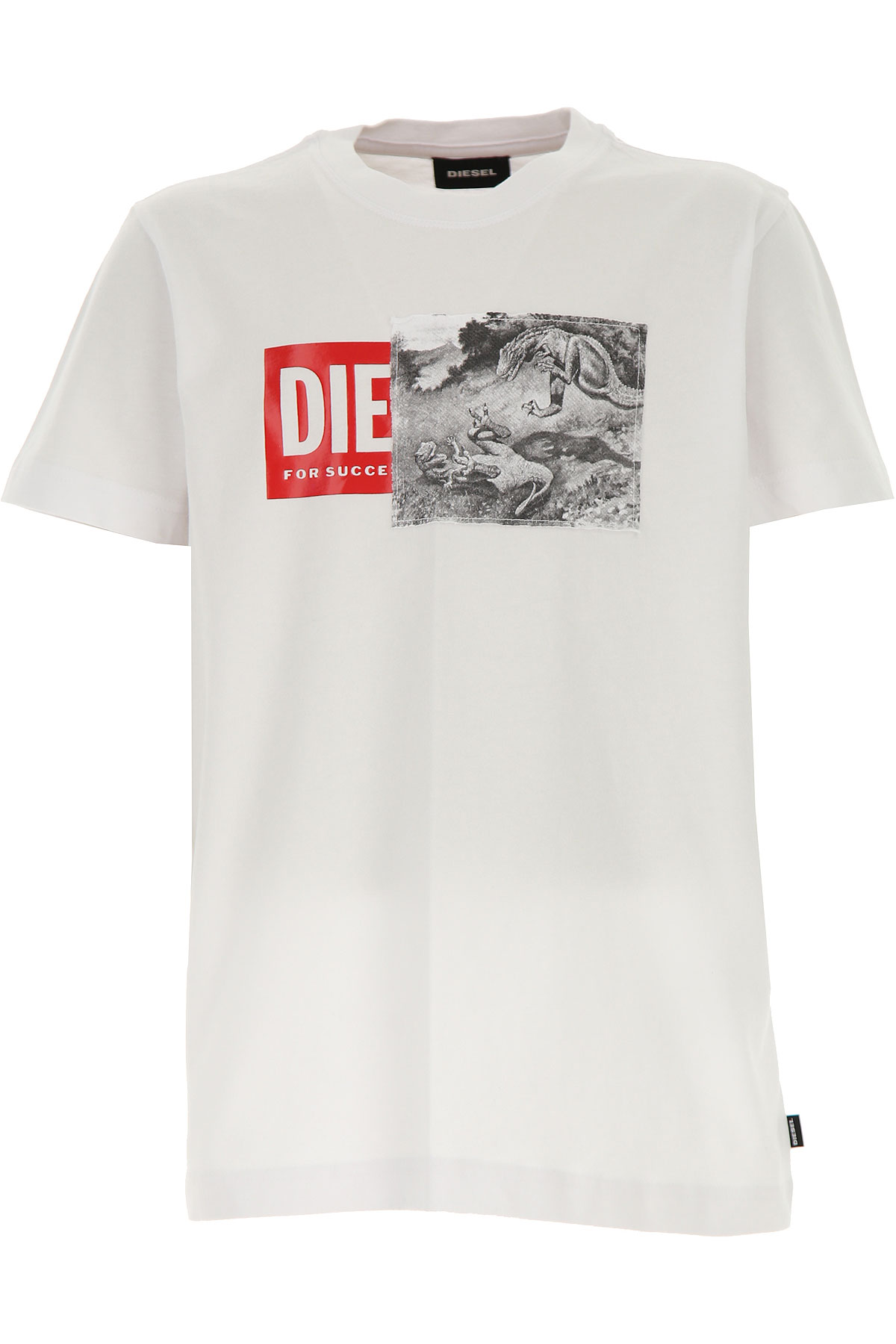 Diesel Kinder T-Shirt für Jungen Günstig im Sale, Weiss, Baumwolle, 2017, 10Y 12Y 14Y 16Y 4Y 6Y 8Y