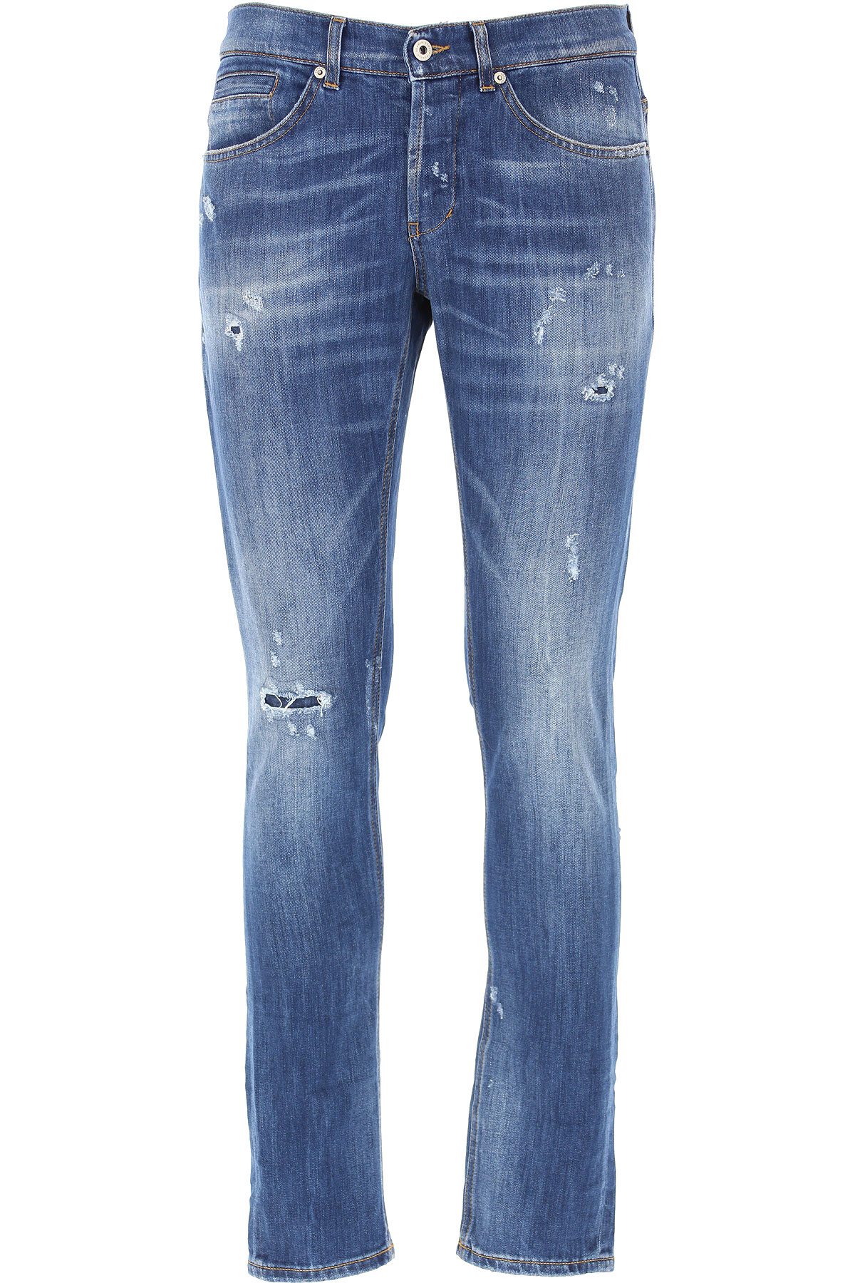 Dondup Jeans, Bluejeans, Denim Jeans für Herren Günstig im Sale, Denim- Blau, Baumwolle, 2017, 44 45 47 48 49 50 51 52 54