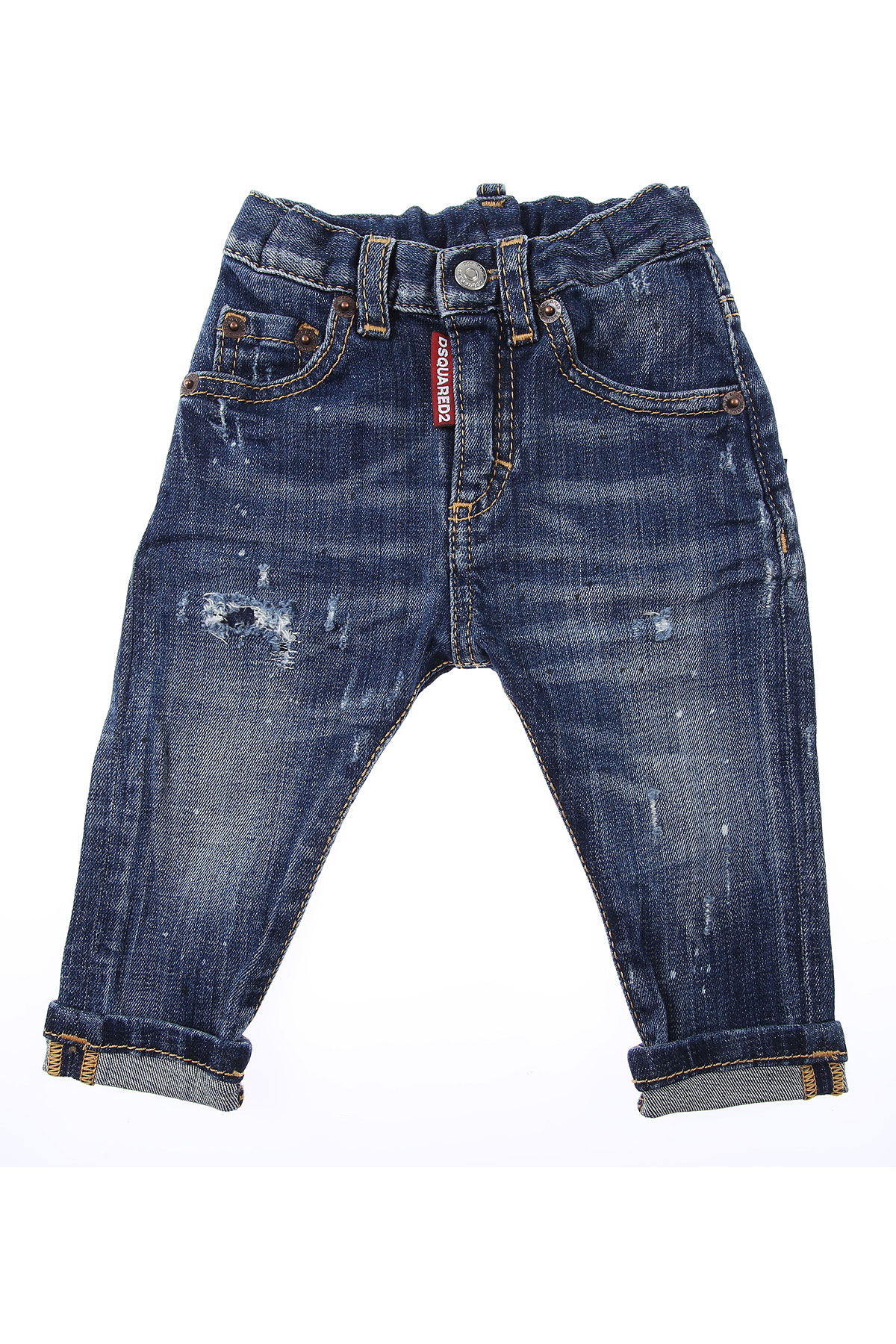 Dsquared Baby Jeans für Jungen Günstig im Sale, Denim- Blau, Baumwolle, 2017, 12 M 18 M 2Y 3Y 6M 9 M