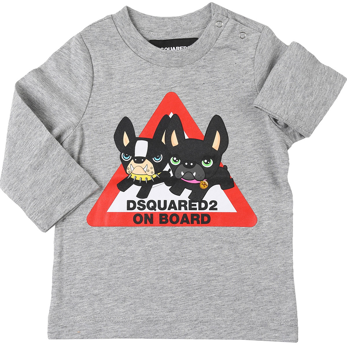 Dsquared Baby T-Shirt für Jungen Günstig im Sale, Grau, Baumwolle, 2017, 12 M 6M 9M