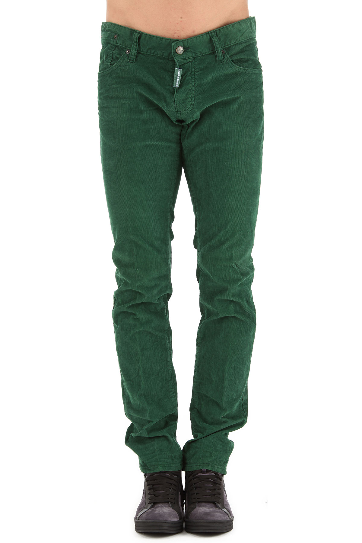 Dsquared Pantalon Homme Outlet, Vert, Coton, 2017, 42 44 46