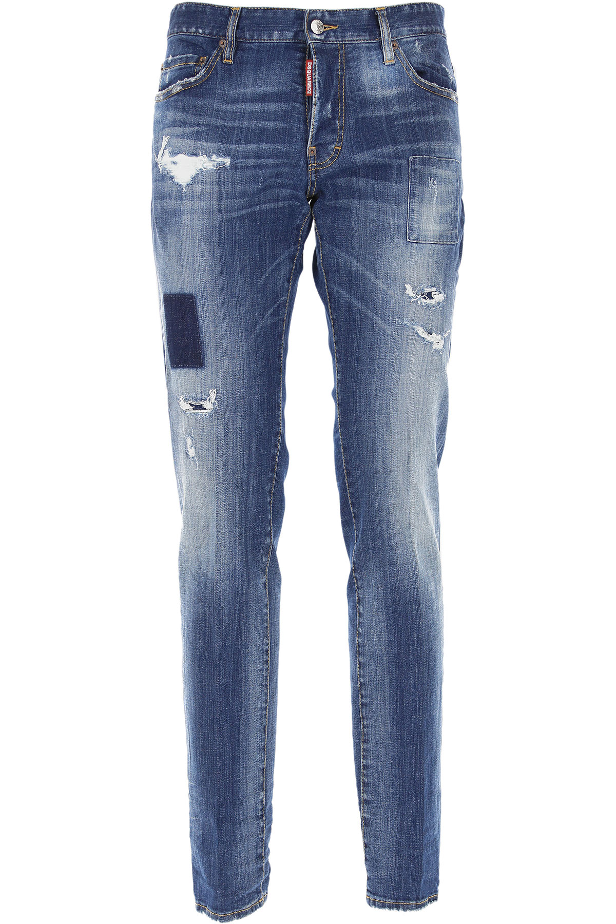 Dsquared Jeans, Bluejeans, Denim Jeans für Herren Günstig im Sale, Blau, Baumwolle, 2017, 48 50 52 54