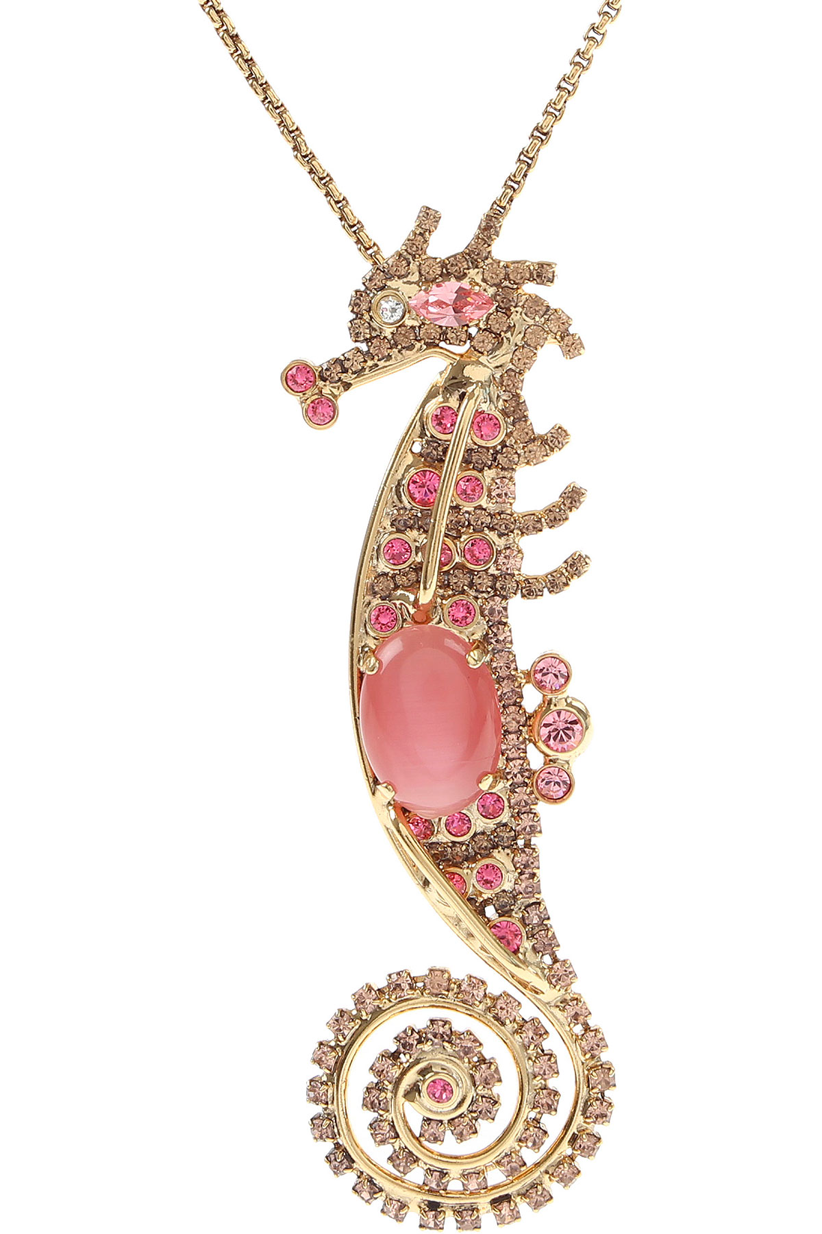Duieci Bijoux Halskette für Damen Günstig im Sale, Pink, Messing, 2017