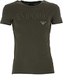 Emporio Armani T-shirt Homme , Vert, Coton, 2017, M S