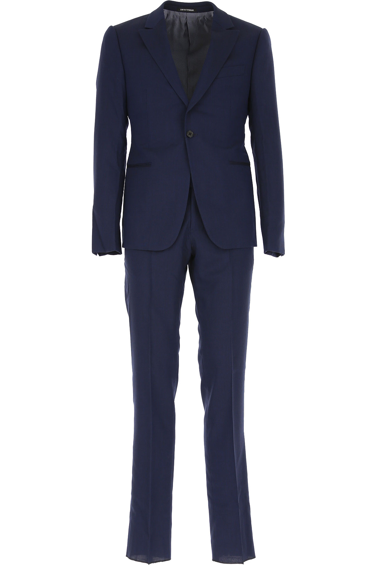 Emporio Armani Anzug für Herren Günstig im Sale, Blau, Baumwolle, 2017, L M