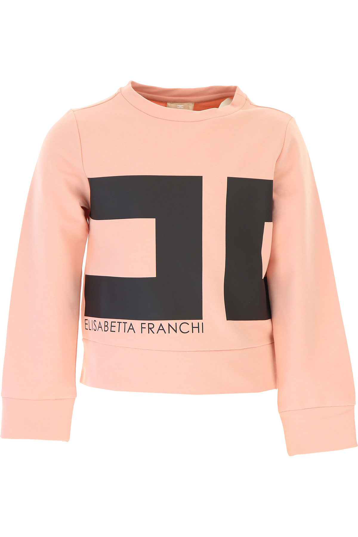 Elisabetta Franchi Kinder Sweatshirt & Kapuzenpullover für Mädchen Günstig im Sale, Pink, Baumwolle, 2017, L M S XS XXS
