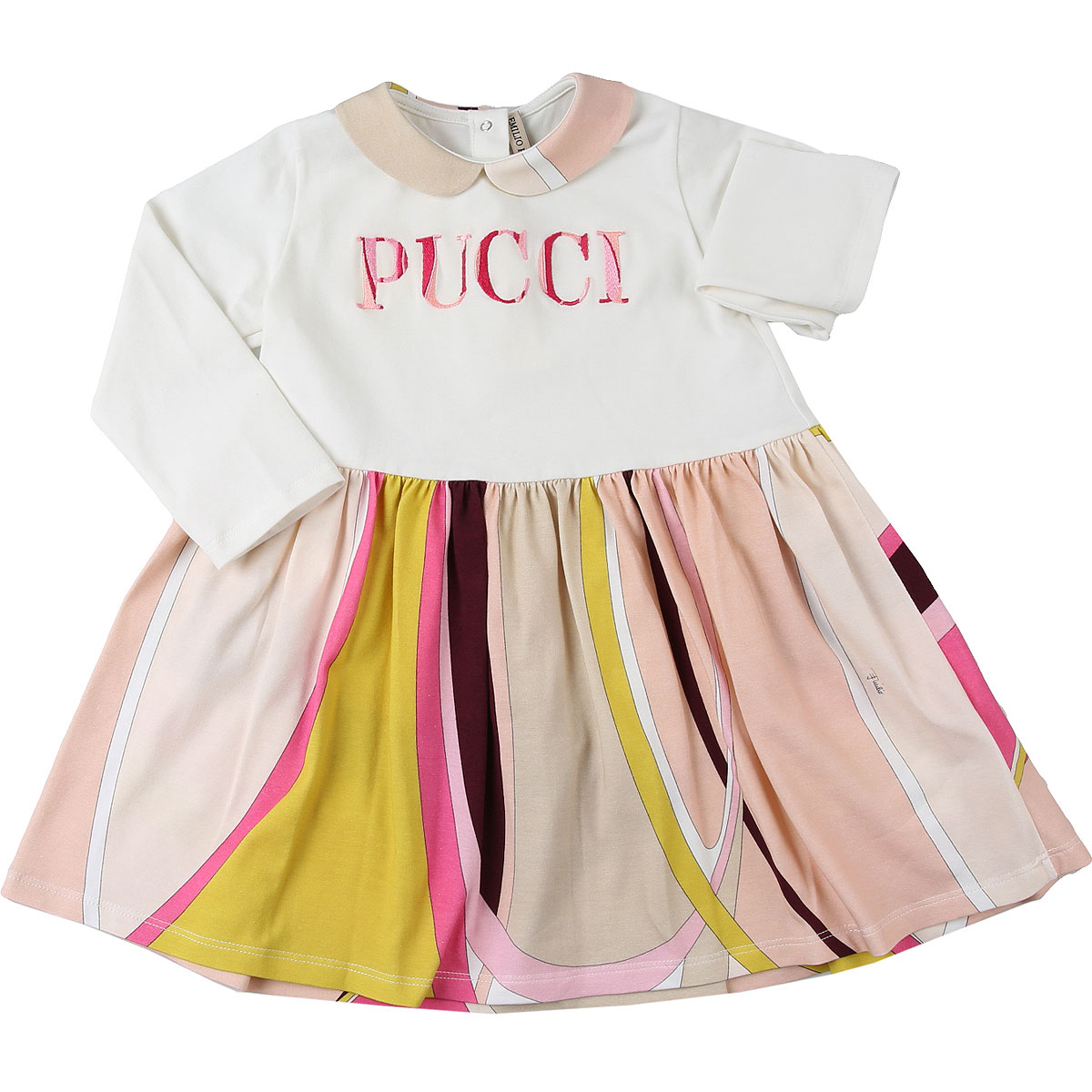 Emilio Pucci Baby Kleid für Mädchen Günstig im Sale, Mehrfarbig, Baumwolle, 2017, 12M 18M 2Y 6M 9M
