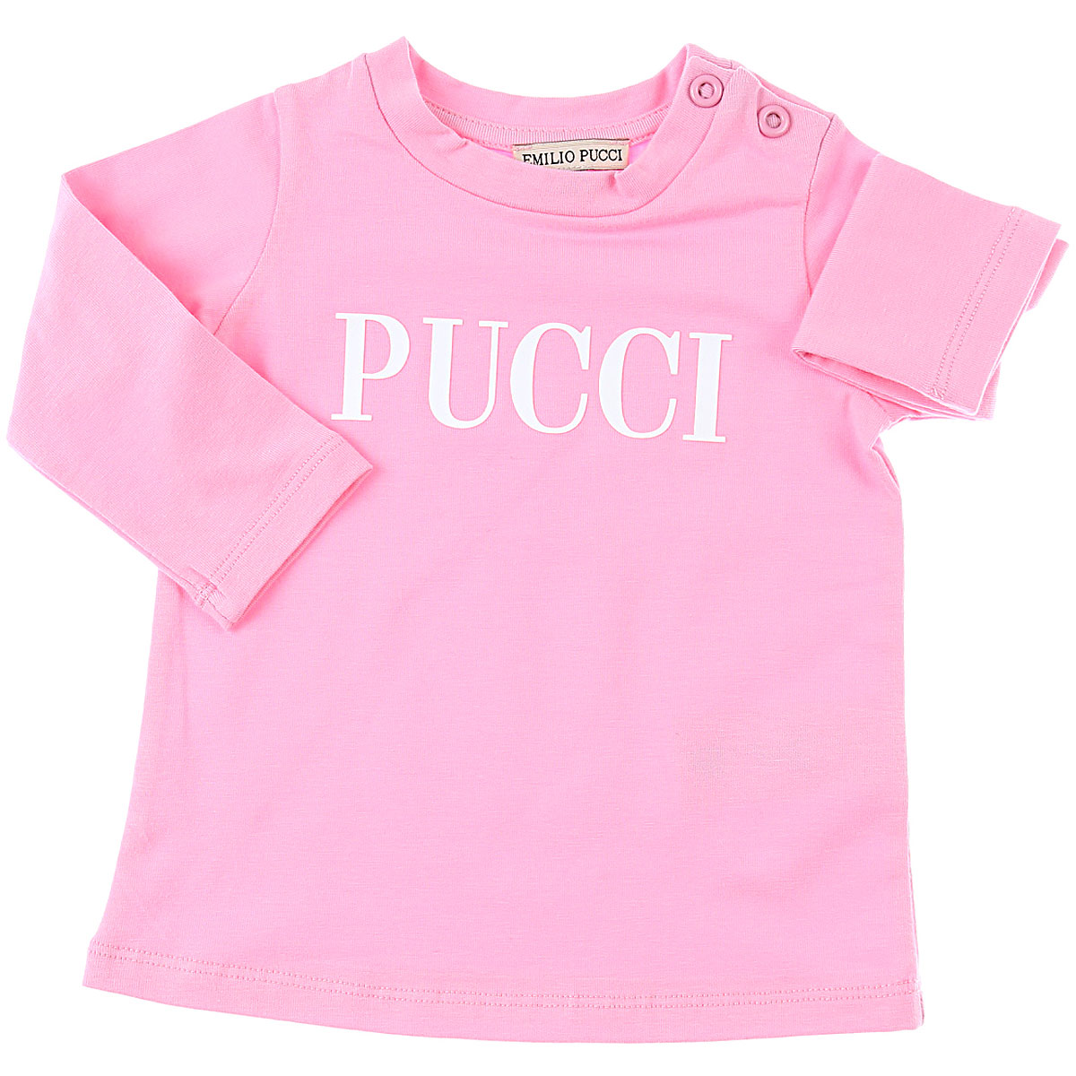 Emilio Pucci Baby T-Shirt für Mädchen Günstig im Sale, Pink, Baumwolle, 2017, 12M 18M 2Y 6M 9M