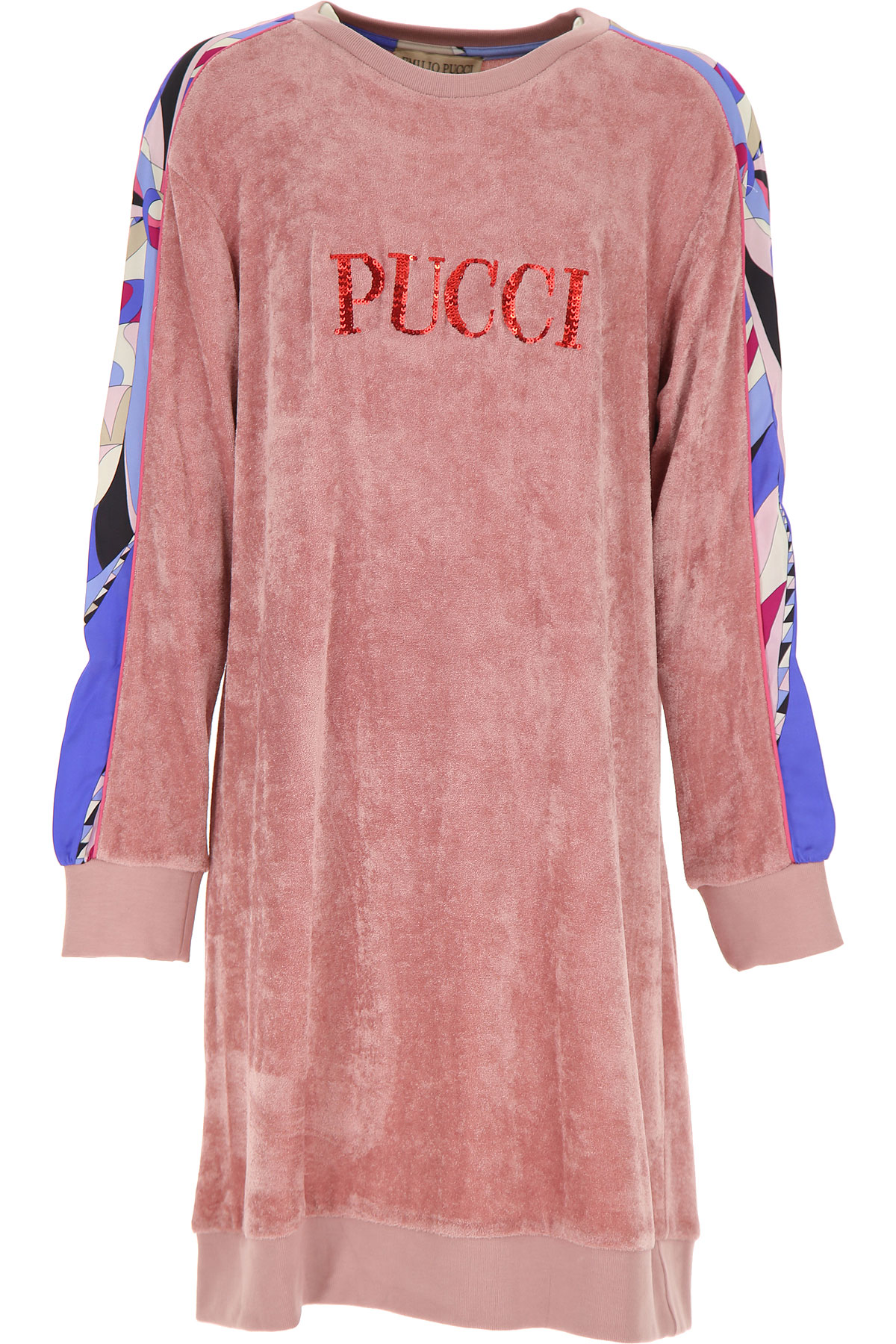 Emilio Pucci Kleid für Mädchen Günstig im Sale, Antik-Rosa, Viskose, 2017, 10Y 12Y 8Y