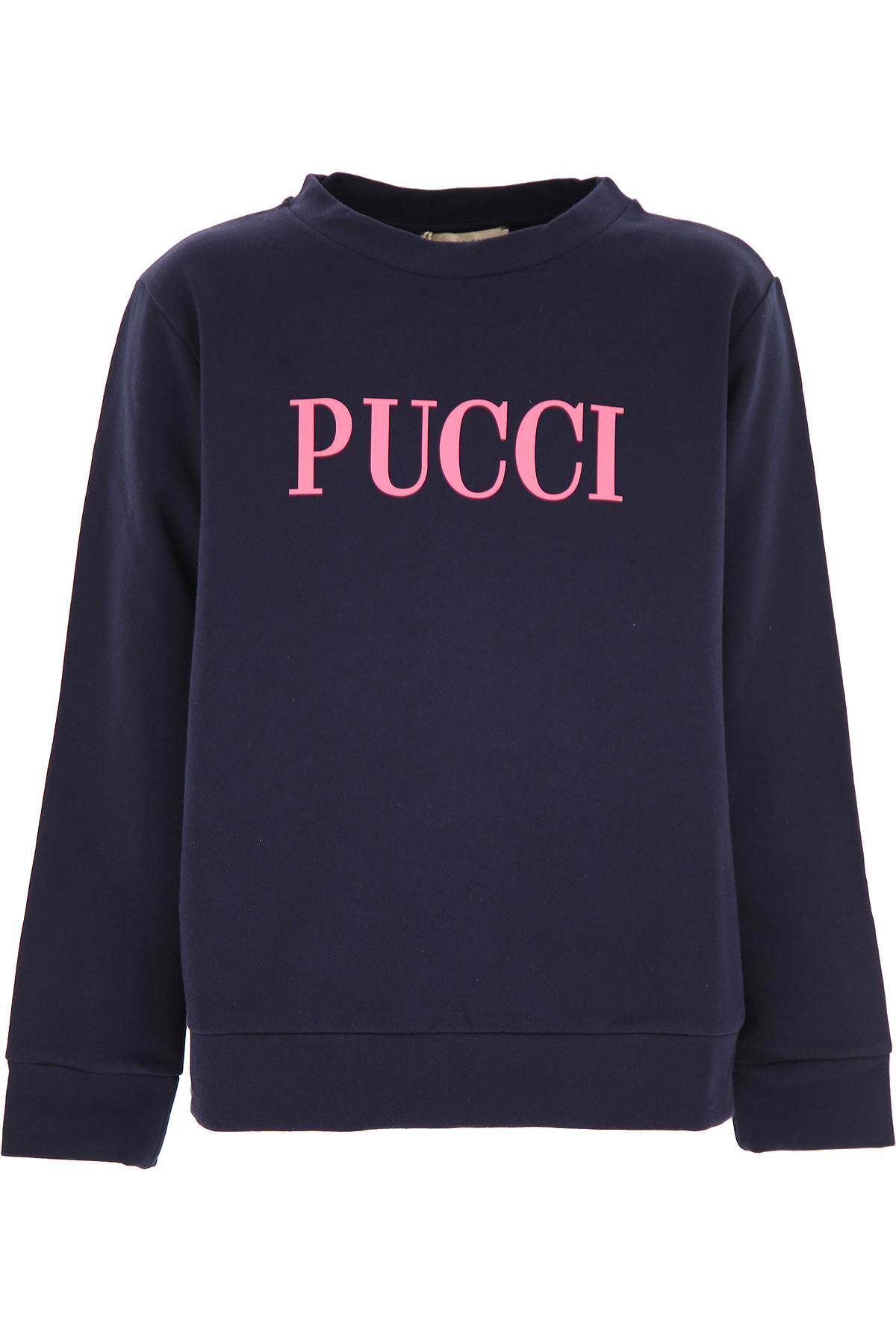 Emilio Pucci Kinder Sweatshirt & Kapuzenpullover für Mädchen Günstig im Sale, Blau, Baumwolle, 2017, 10Y 12Y 14Y 8Y