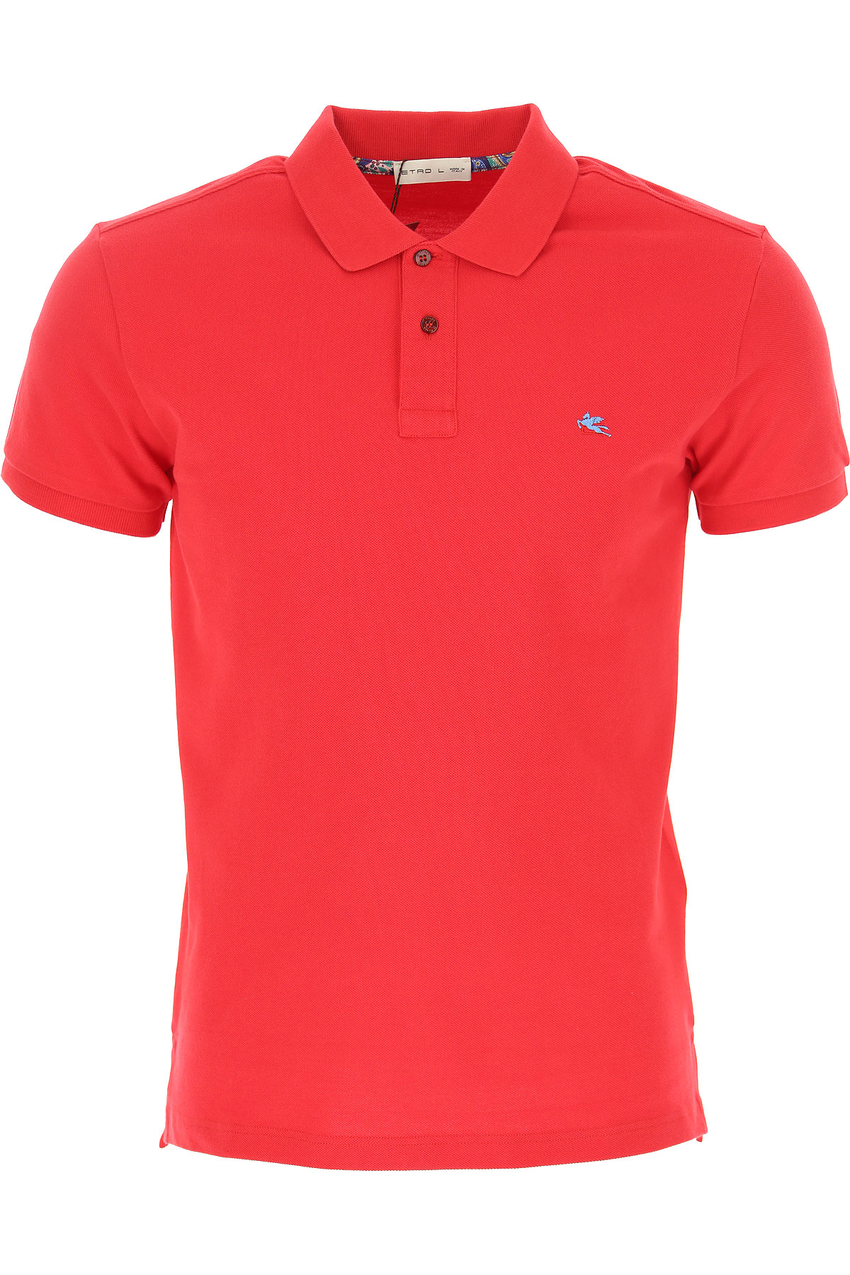 Etro Polohemd für Herren, Polo-Hemd, Polo-Shirt Günstig im Sale, Rot, Baumwolle, 2017, L M XL