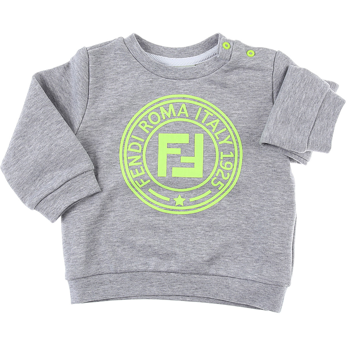 Fendi Baby Sweatshirt & Kapuzenpullover für Jungen Günstig im Sale, Grau, Baumwolle, 2017, 12 M 18M 2Y