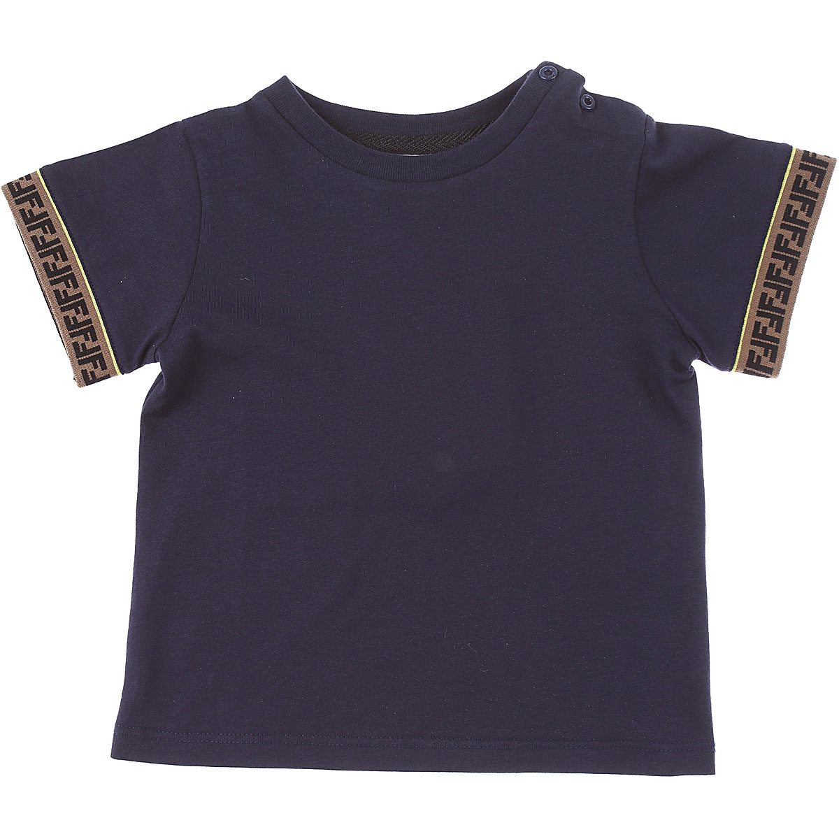 Fendi Baby T-Shirt für Jungen Günstig im Sale, Blau, Baumwolle, 2017, 18M 2Y