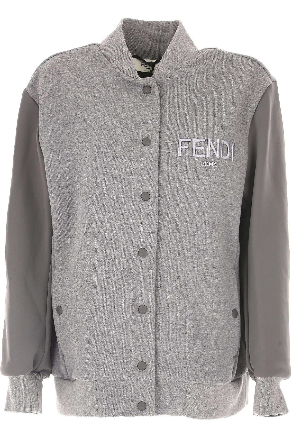 Fendi Sweatshirt for Women , Gris, Coton, 2017, 38 40