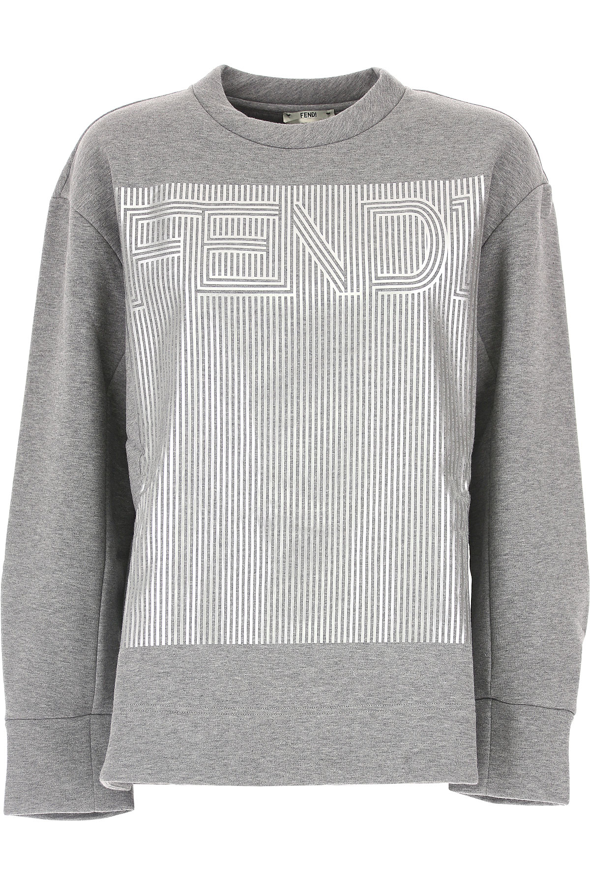 Fendi Sweatshirt for Women , Gris clair, Coton, 2017, 38 40