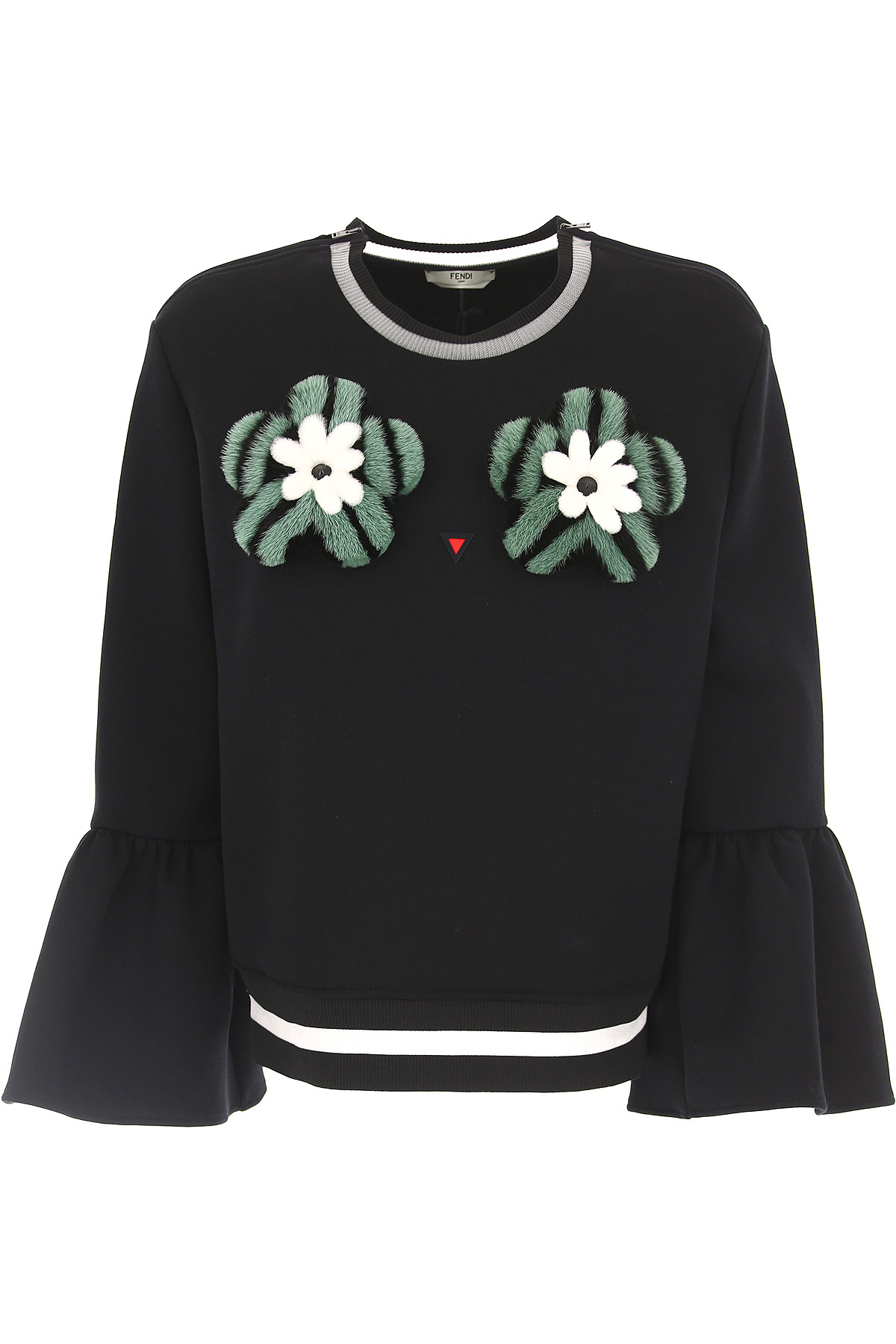 Fendi Sweatshirt for Women , Noir, Coton, 2017, 40 42