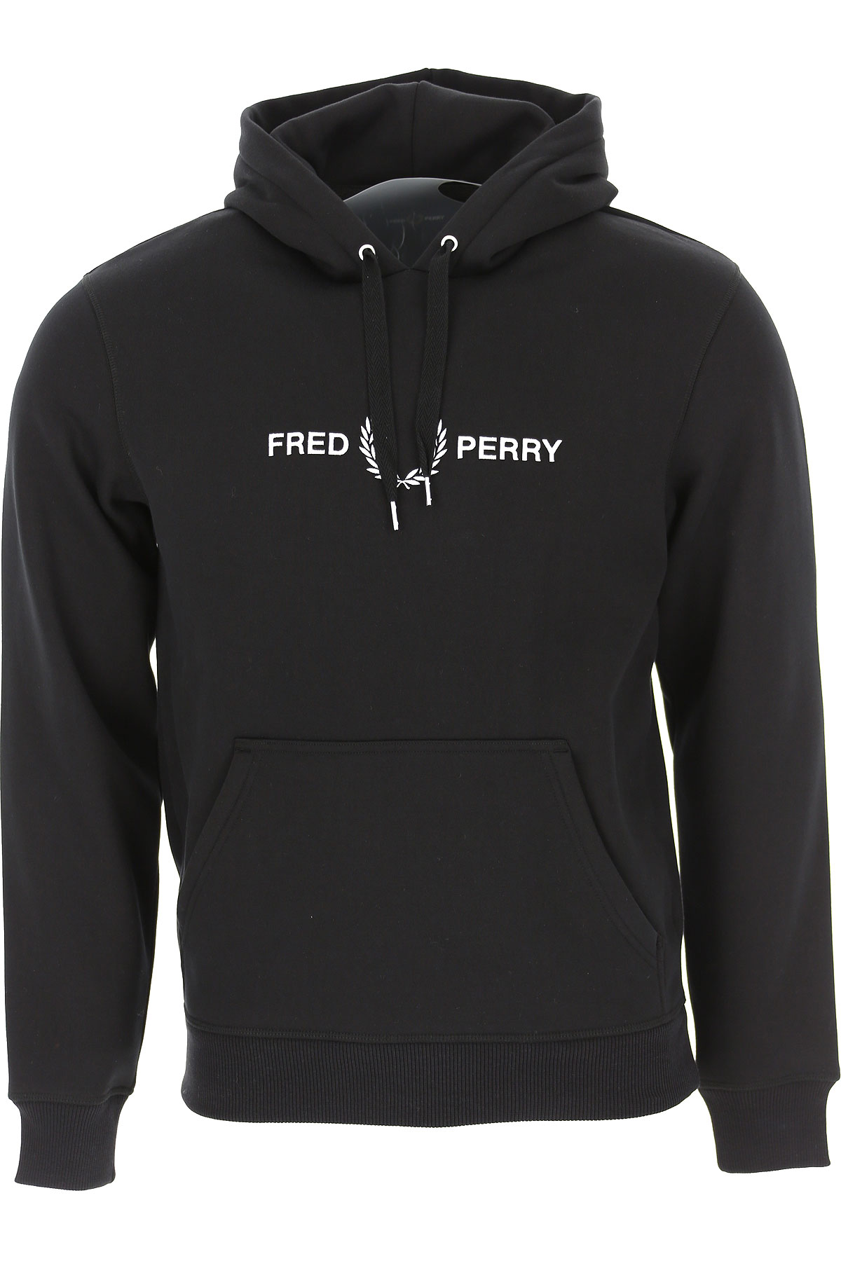 Fred Perry Sweatshirt für Herren, Kapuzenpulli, Hoodie, Sweats Günstig im Sale, Schwarz, Polyester, 2017, L M S XS