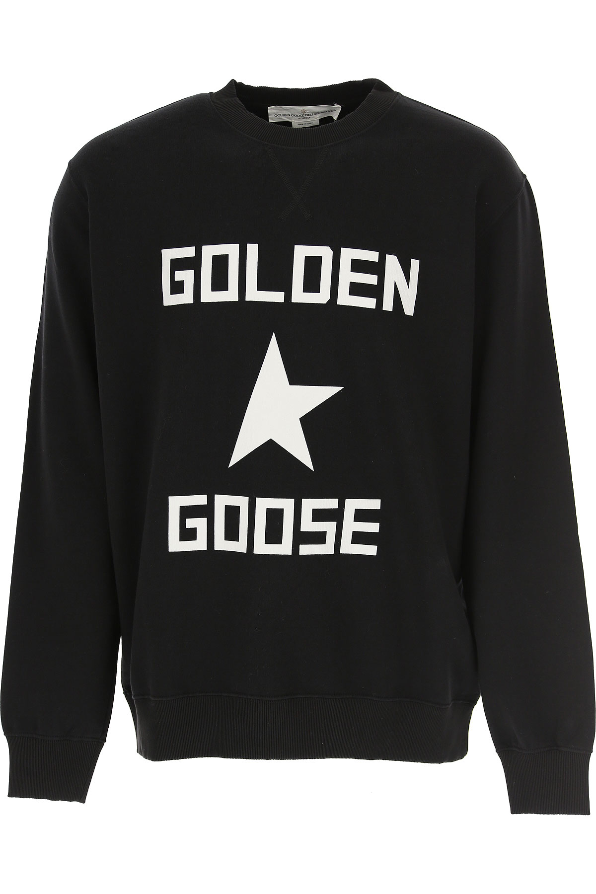 Golden Goose Sweatshirt für Herren, Kapuzenpulli, Hoodie, Sweats Günstig im Sale, Schwarz, Baumwolle, 2017, L S