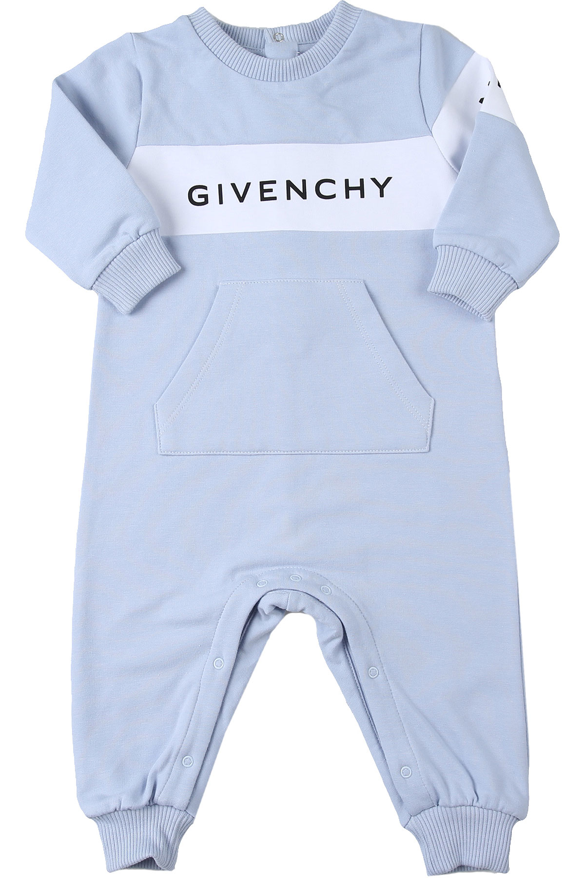 Givenchy Baby Bodys & Strampelanzug für Jungen Günstig im Sale, Himmelblau, Baumwolle, 2017, 1M 3M