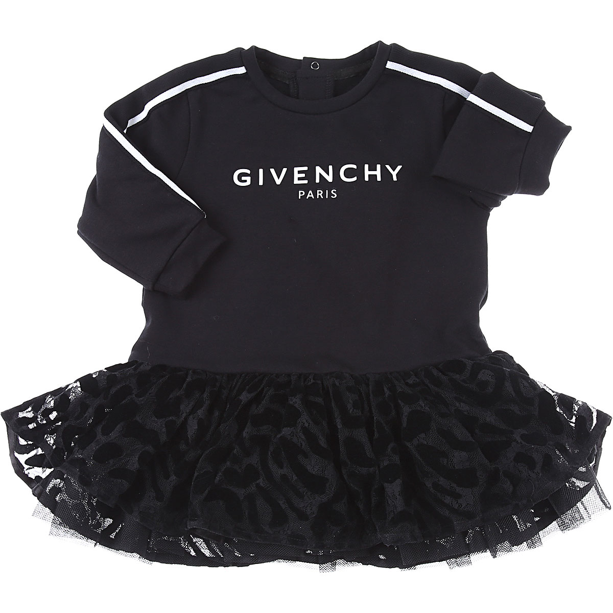 Givenchy Baby Kleid für Mädchen Günstig im Sale, Schwarz, Baumwolle, 2017, 12M 18M 2Y 9M