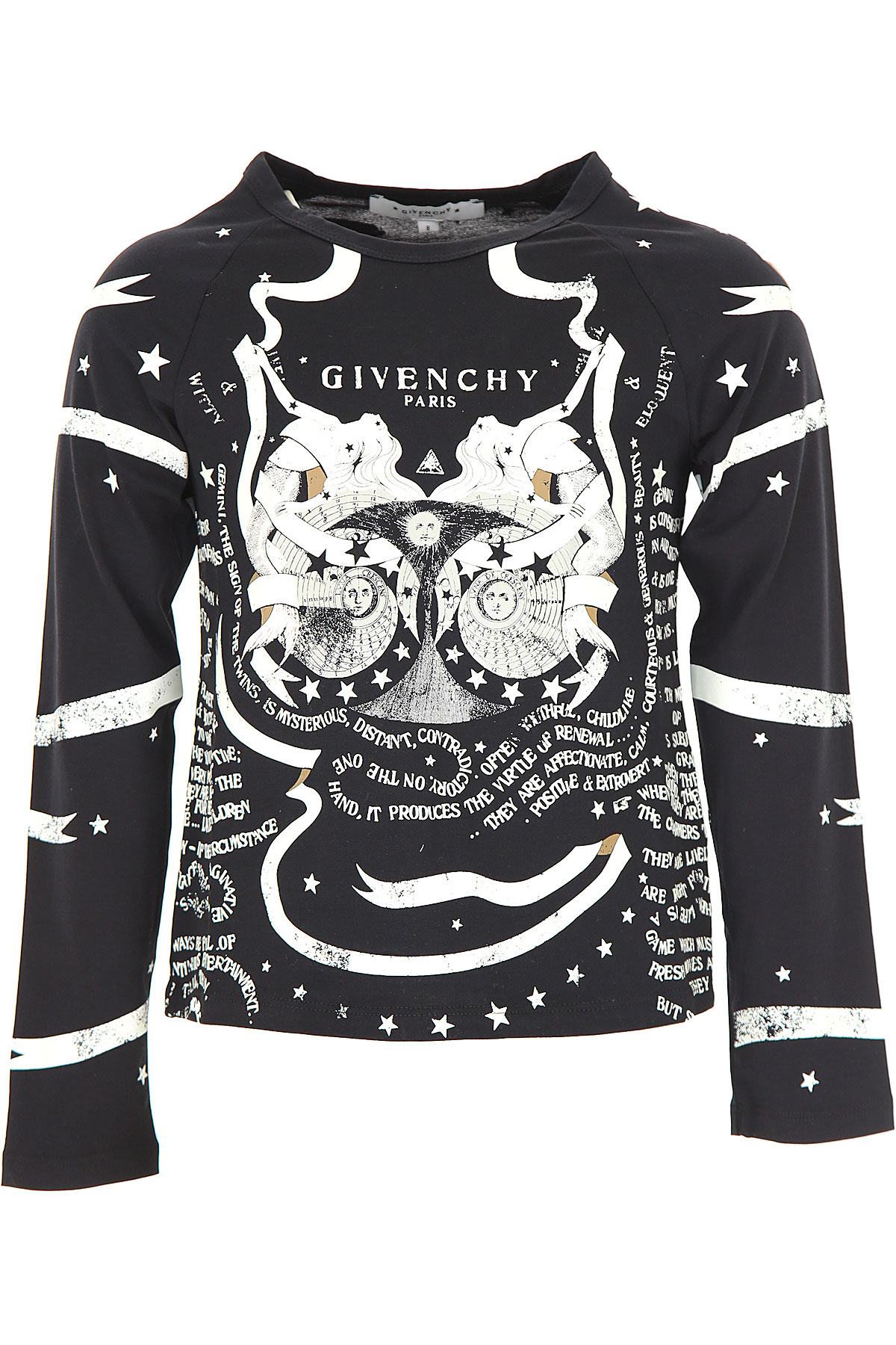 Givenchy Kinder T-Shirt für Mädchen Günstig im Sale, Schwarz, Baumwolle, 2017, 10Y 12Y 14Y 4Y 6Y 8Y