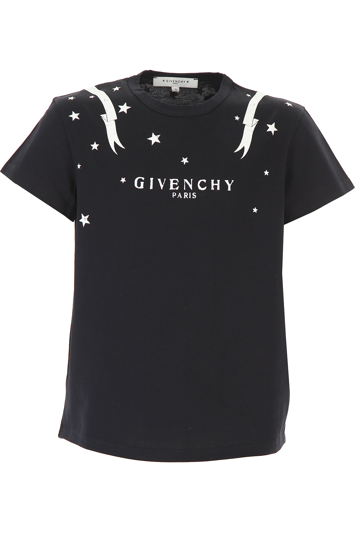 Givenchy Kinder T-Shirt für Mädchen Günstig im Sale, Schwarz, Baumwolle, 2017, 10Y 12Y 4Y 6Y 8Y
