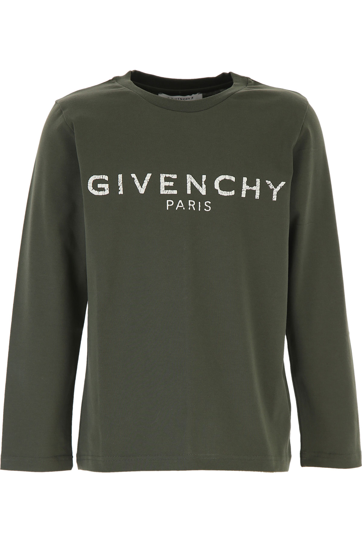 Givenchy Kinder T-Shirt für Jungen Günstig im Sale, Militär Grün, Baumwolle, 2017, 10Y 12Y 4Y 6Y 8Y