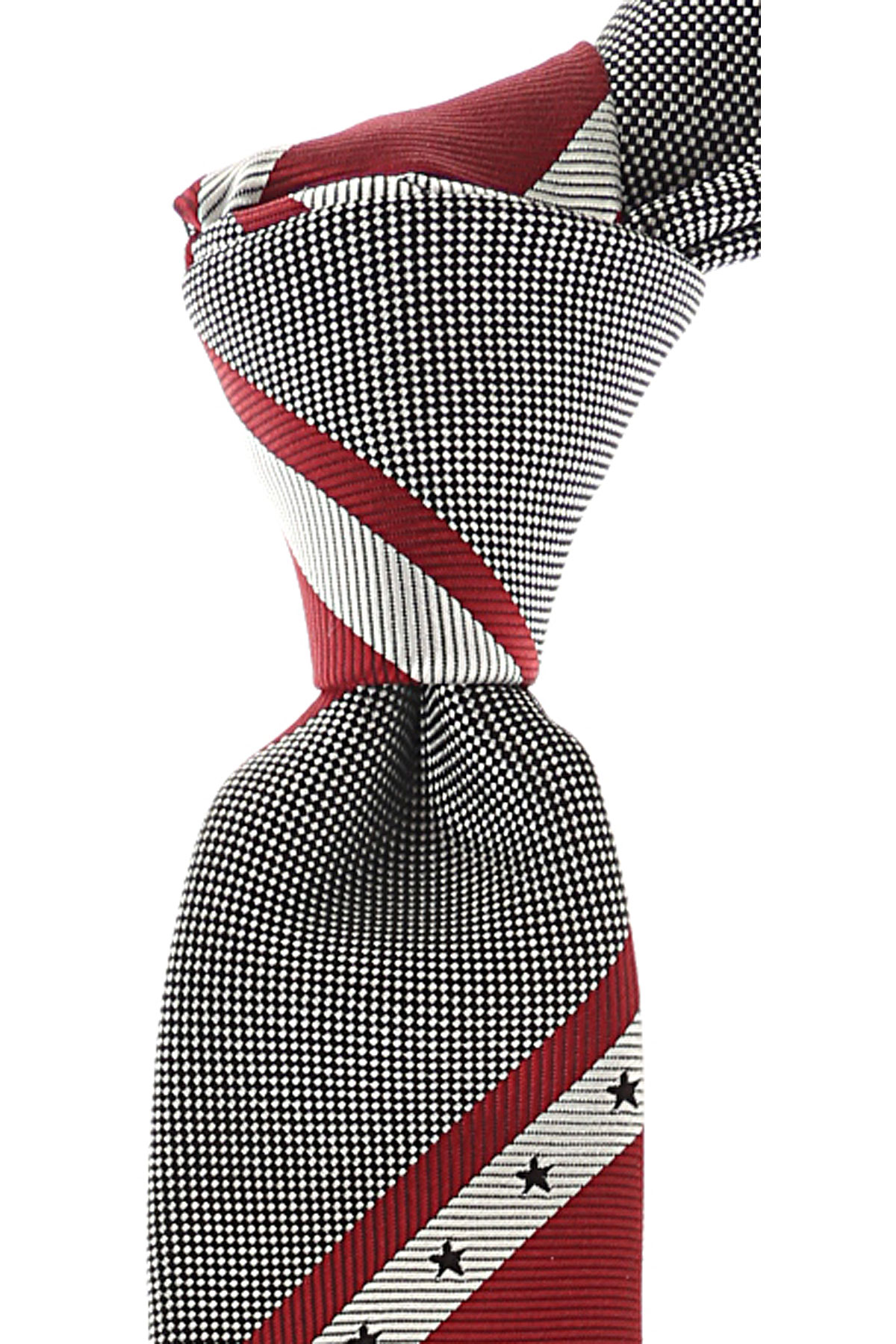 Cravates Givenchy , Gris argent, Soie, 2017