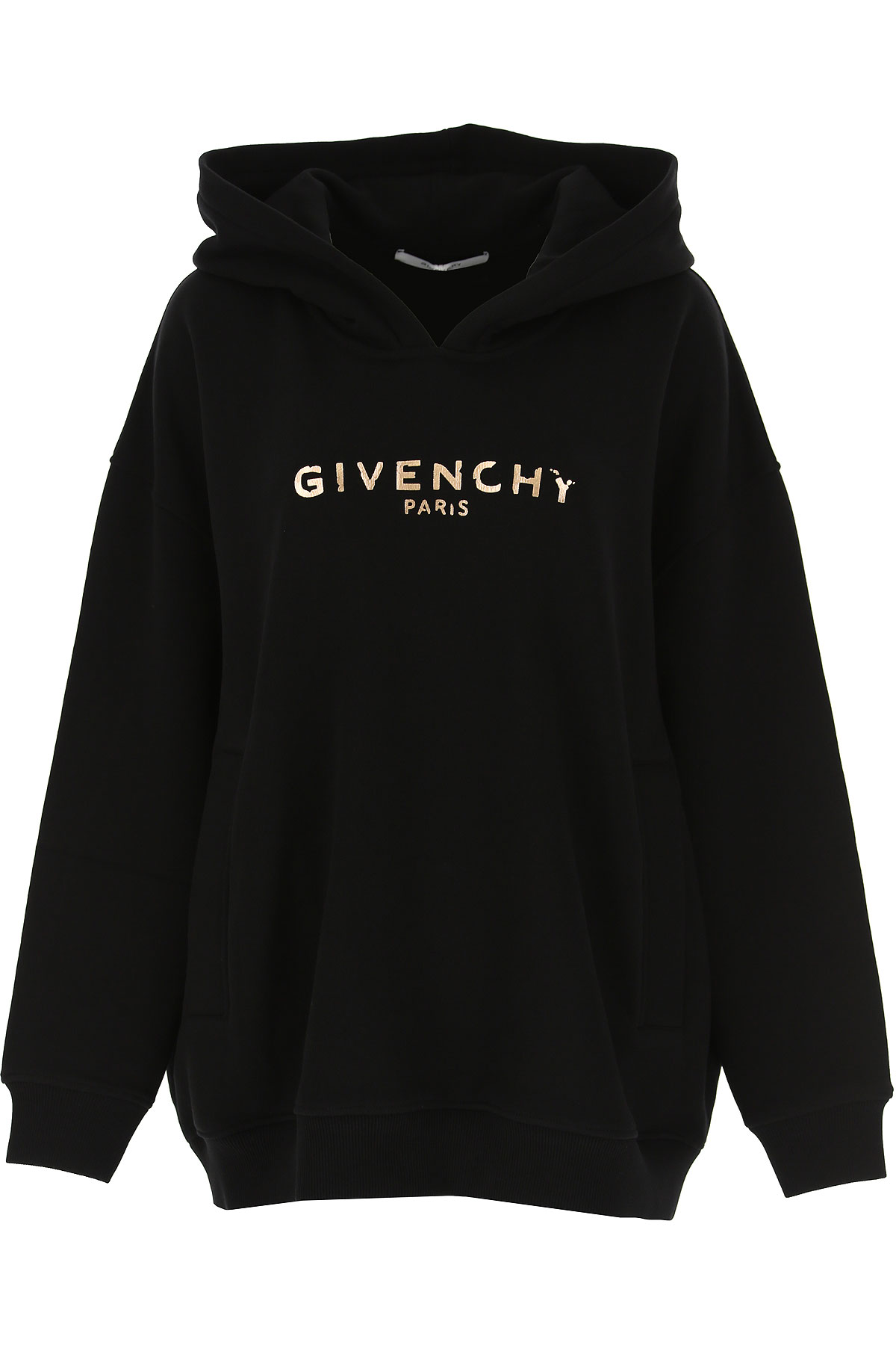 Givenchy Sweatshirt für Damen, Kapuzenpulli, Hoodie, Sweats Günstig im Sale, Schwarz, Baumwolle, 2017, 40 M