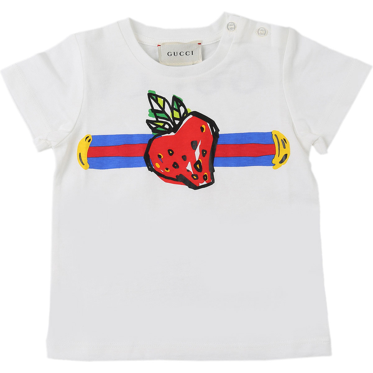 Gucci Baby T-Shirt für Mädchen Günstig im Sale, Weiss, Baumwolle, 2017, 12M 18M 3Y 6M 9M