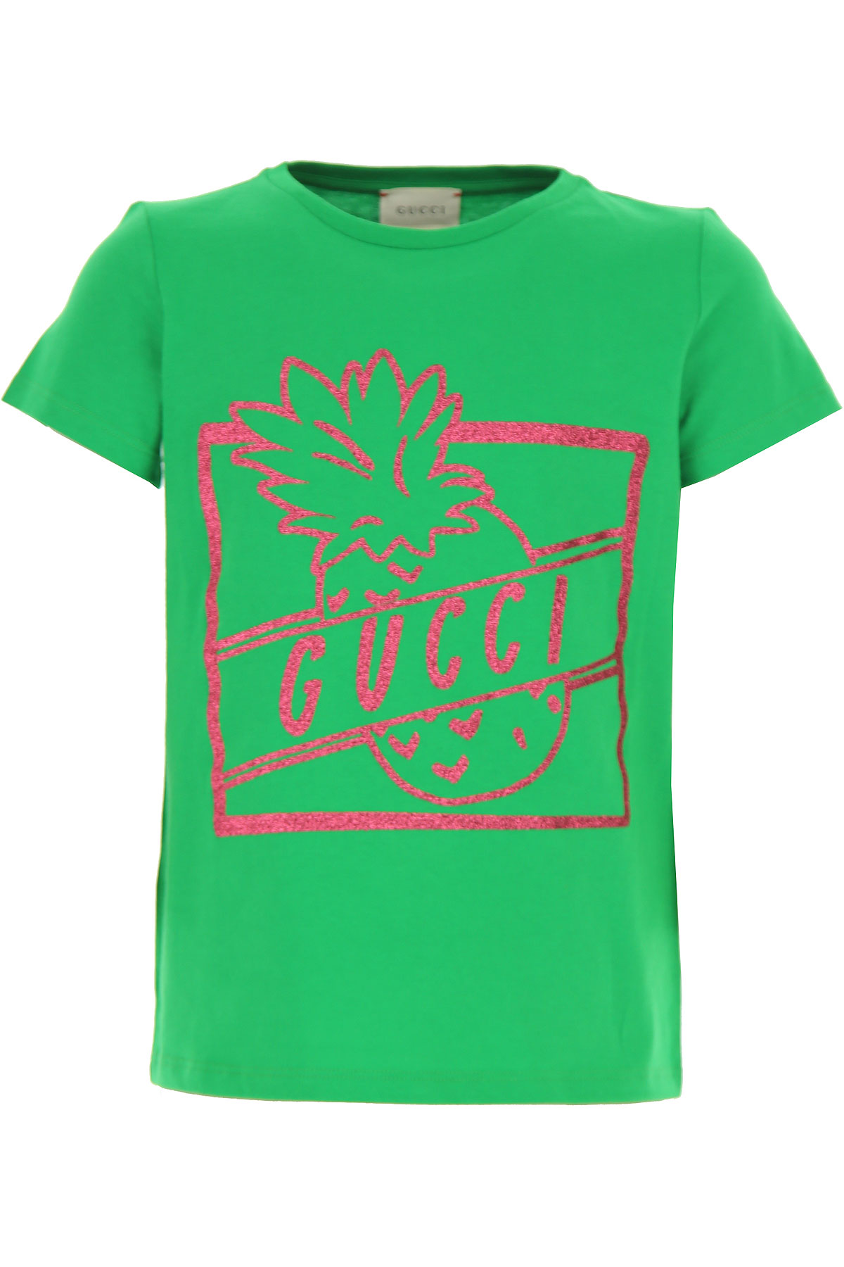Gucci Kinder T-Shirt für Mädchen Günstig im Sale, Grün, Baumwolle, 2017, 10Y 4Y 6Y 8Y