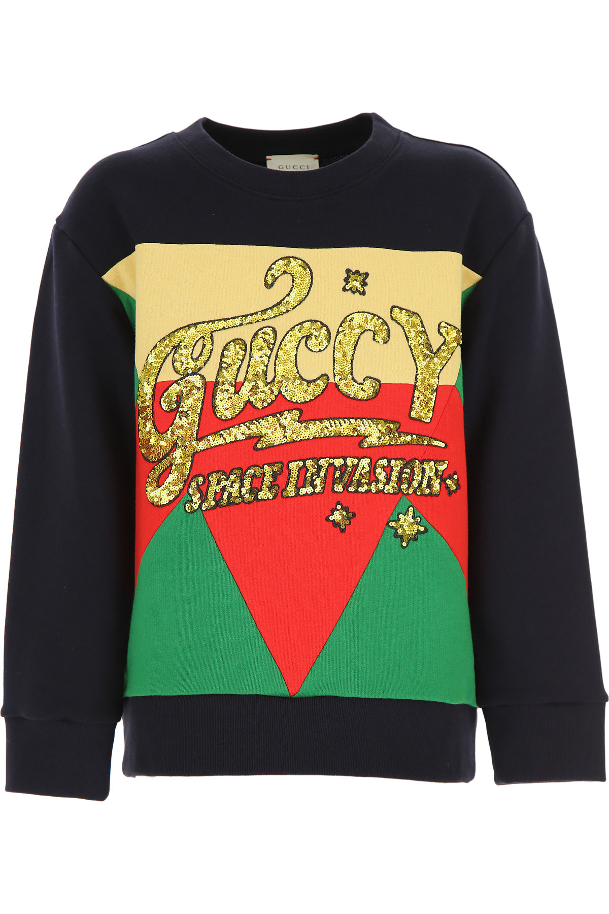 Gucci Kinder Sweatshirt & Kapuzenpullover für Mädchen Günstig im Sale, Dunkelblau, Baumwolle, 2017, 10Y 4Y 6Y 8Y