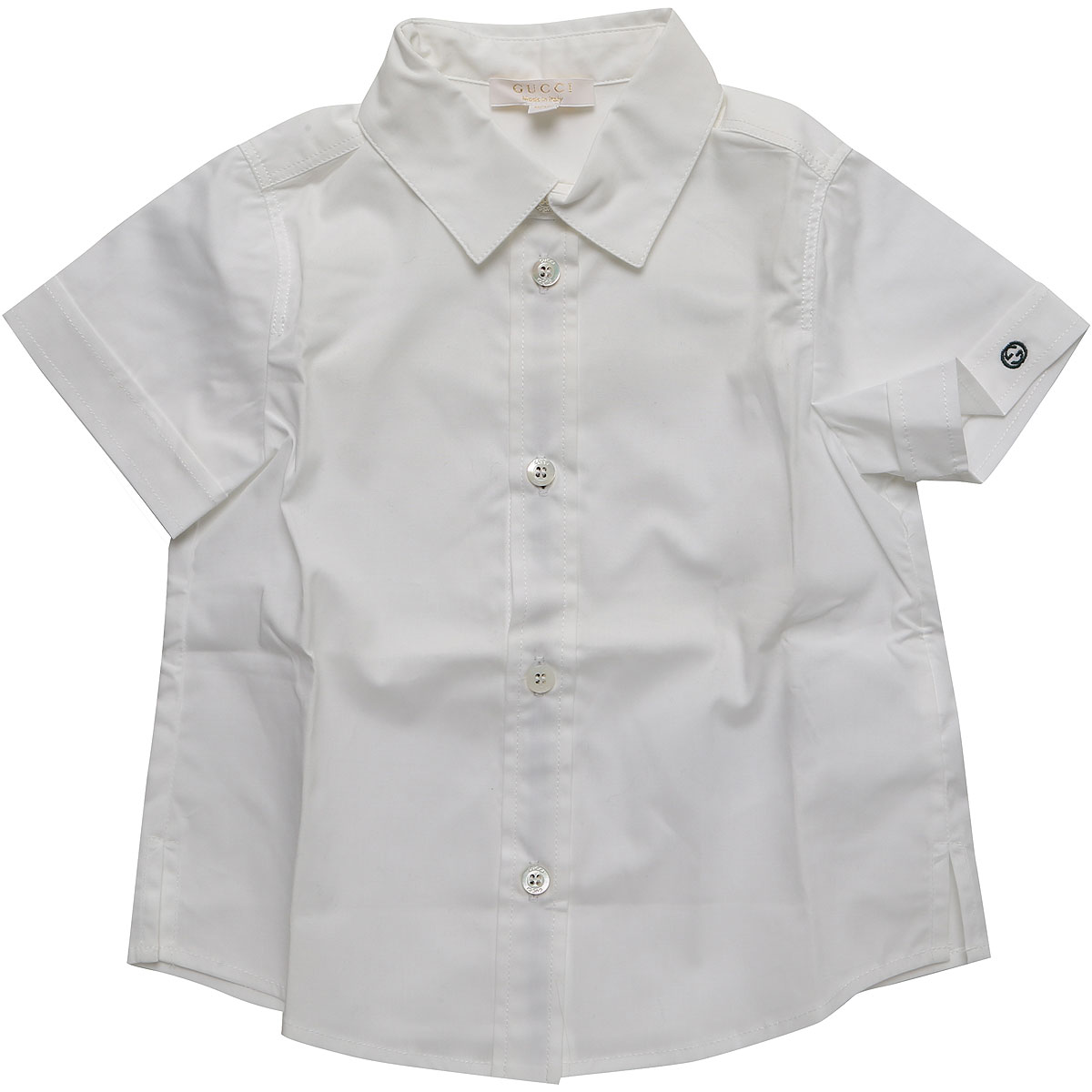 Gucci Chemises Enfant pour Garçon Outlet, Blanc, Coton, 2017, 6M