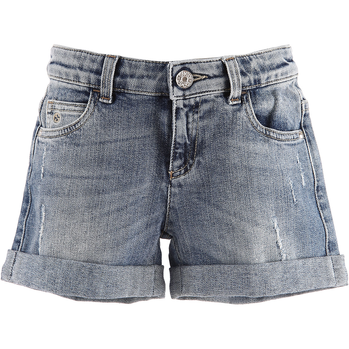 Gucci Shorts Enfant pour Fille Outlet, Bleu jean, Coton, 2017, 8Y 8Y