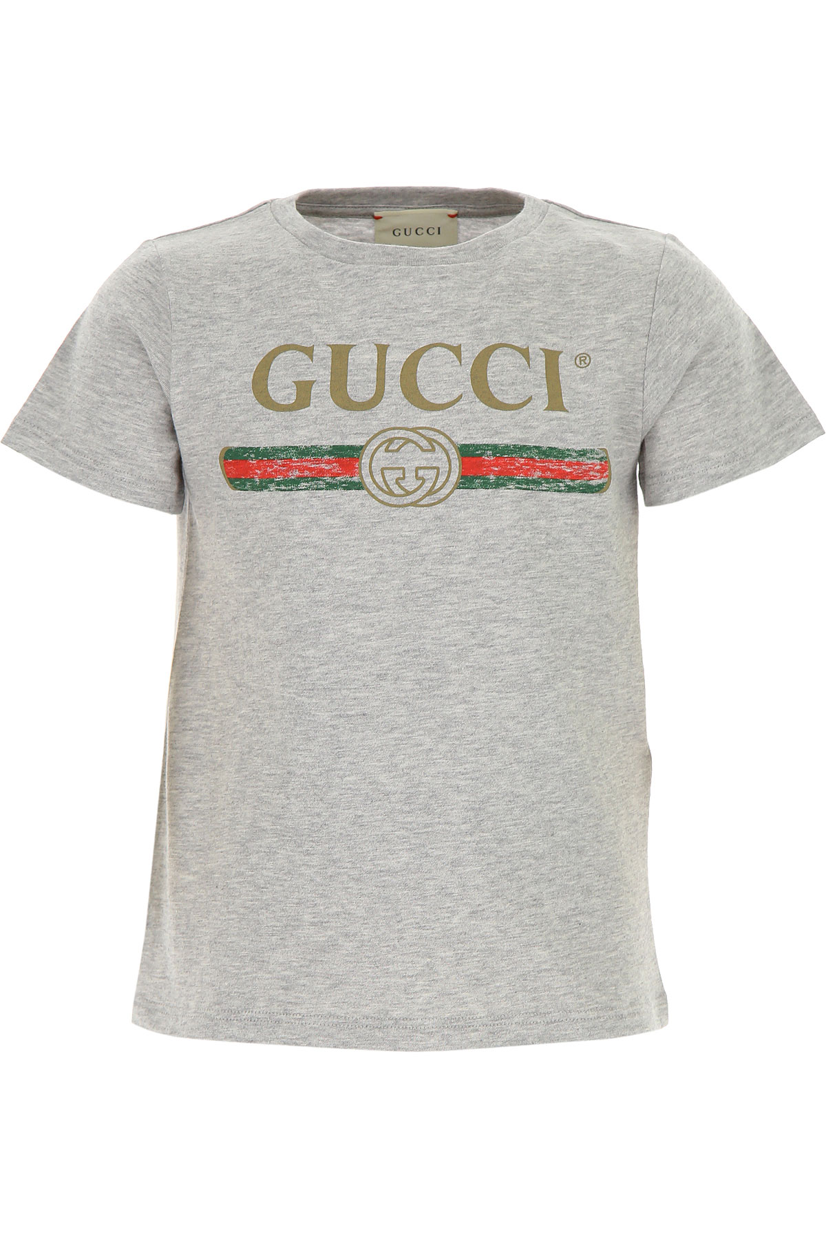 Gucci Kinder T-Shirt für Jungen Günstig im Sale, Grau, Baumwolle, 2017, 4Y 8Y